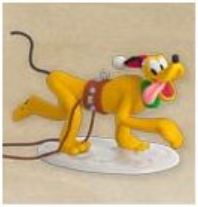 Hallmark Ornament 2012 Ready Set Snow Sled Pullin Pluto - in box