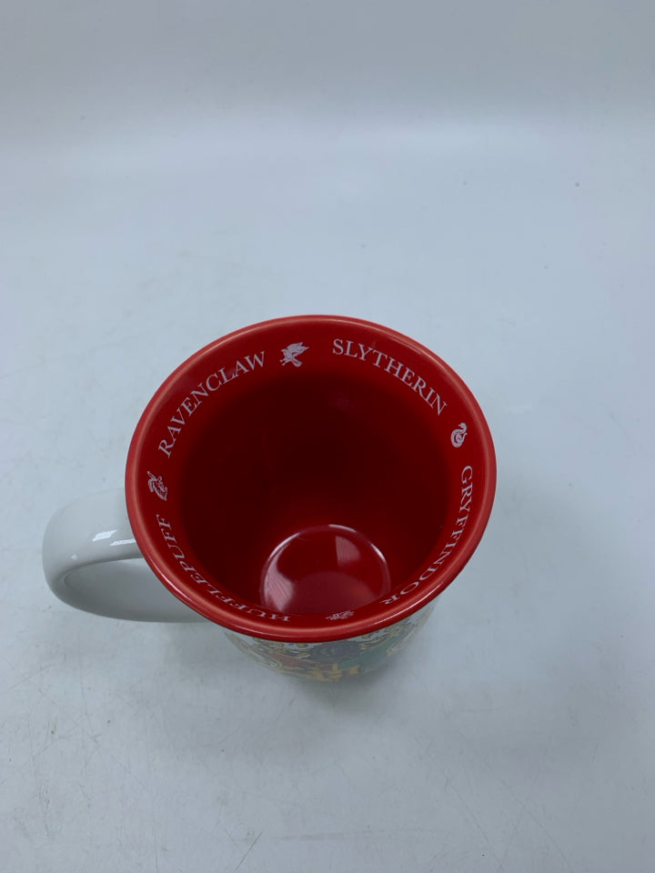 HARRY POTTER CREST HOUSES CERAMIC MUG.