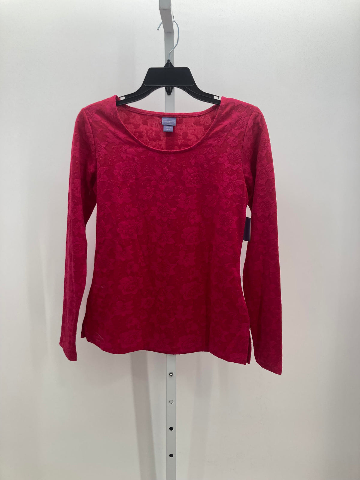 Laura Scott Size Small Petite Petite Long Sleeve Shirt