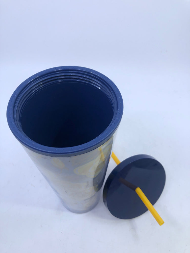 YELLOW ROSES STARBUCKS TUMBLER.