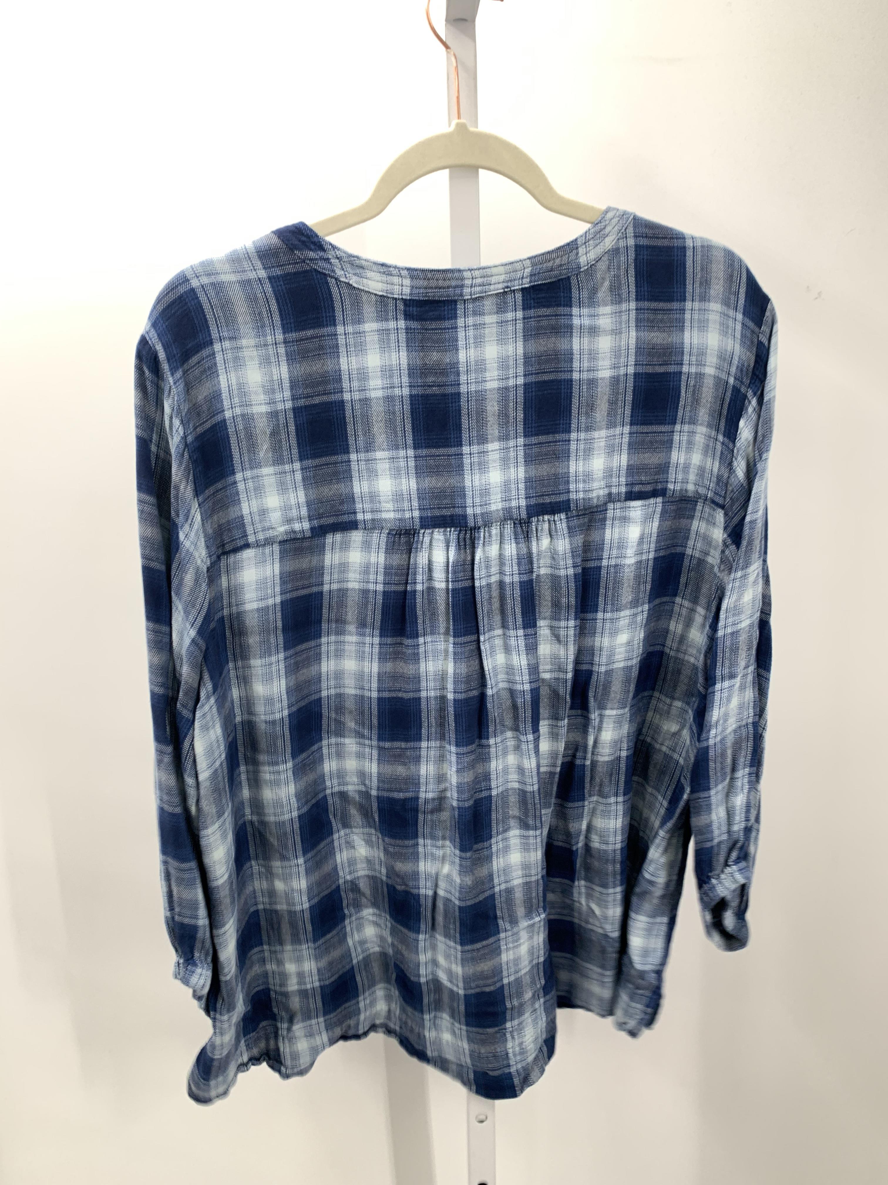 Wrangler Size XXL Misses 3/4 Sleeve Shirt