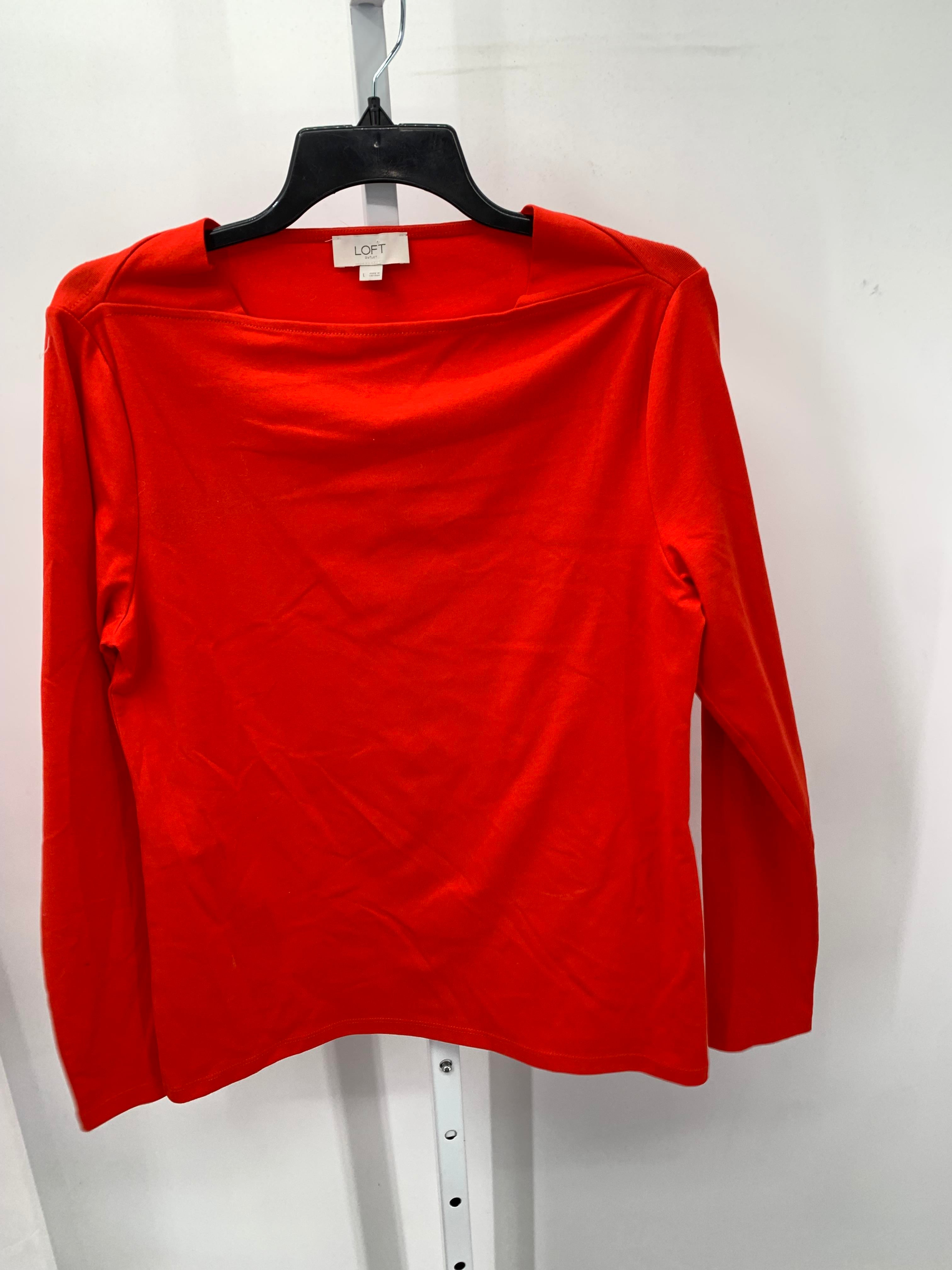 Loft Size Large Misses Long Sleeve Shirt