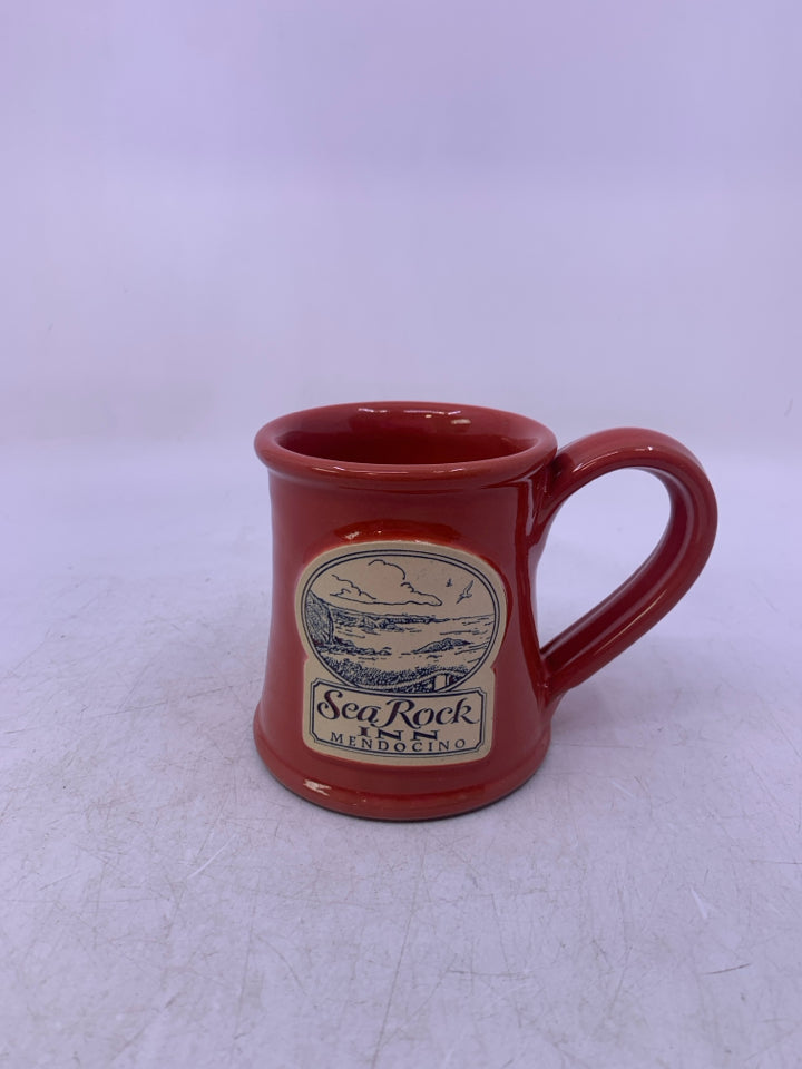 POTTERY SEA ROCK INN MUG.