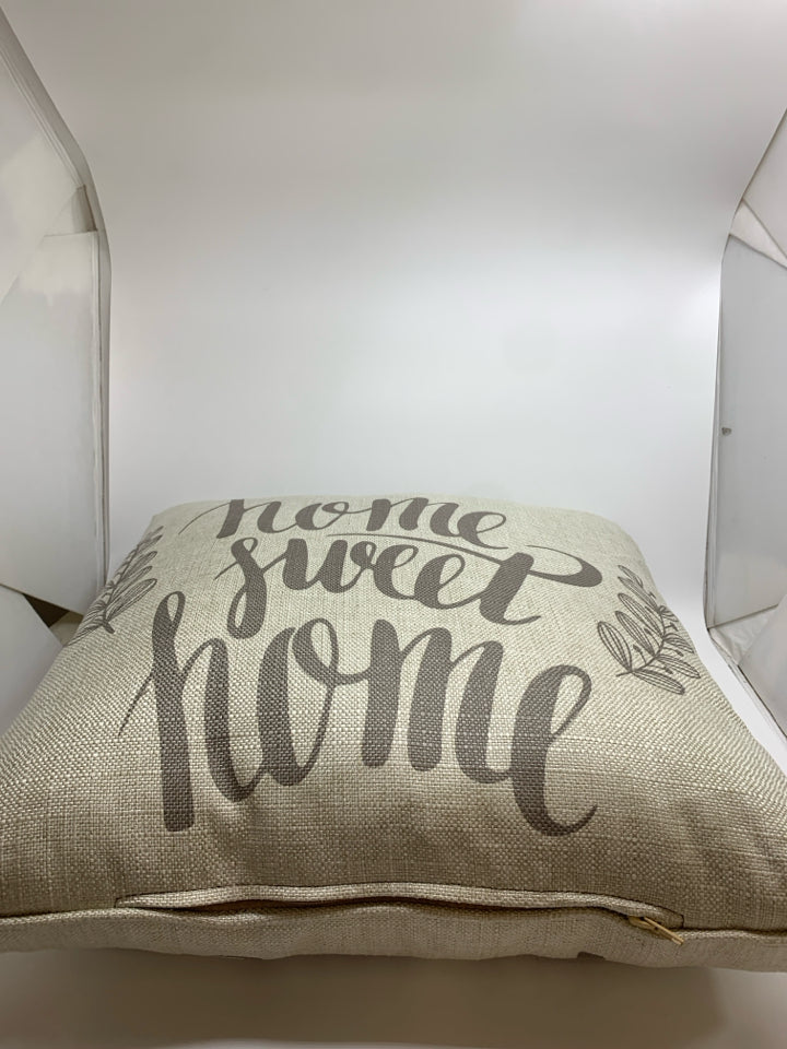 HOME SWEET HOME DECORATIVE PILLOW.