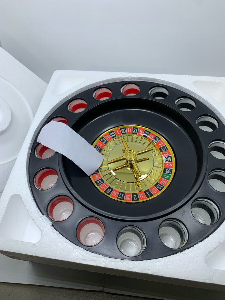 NIB ROULETTE DRINKING GAME.
