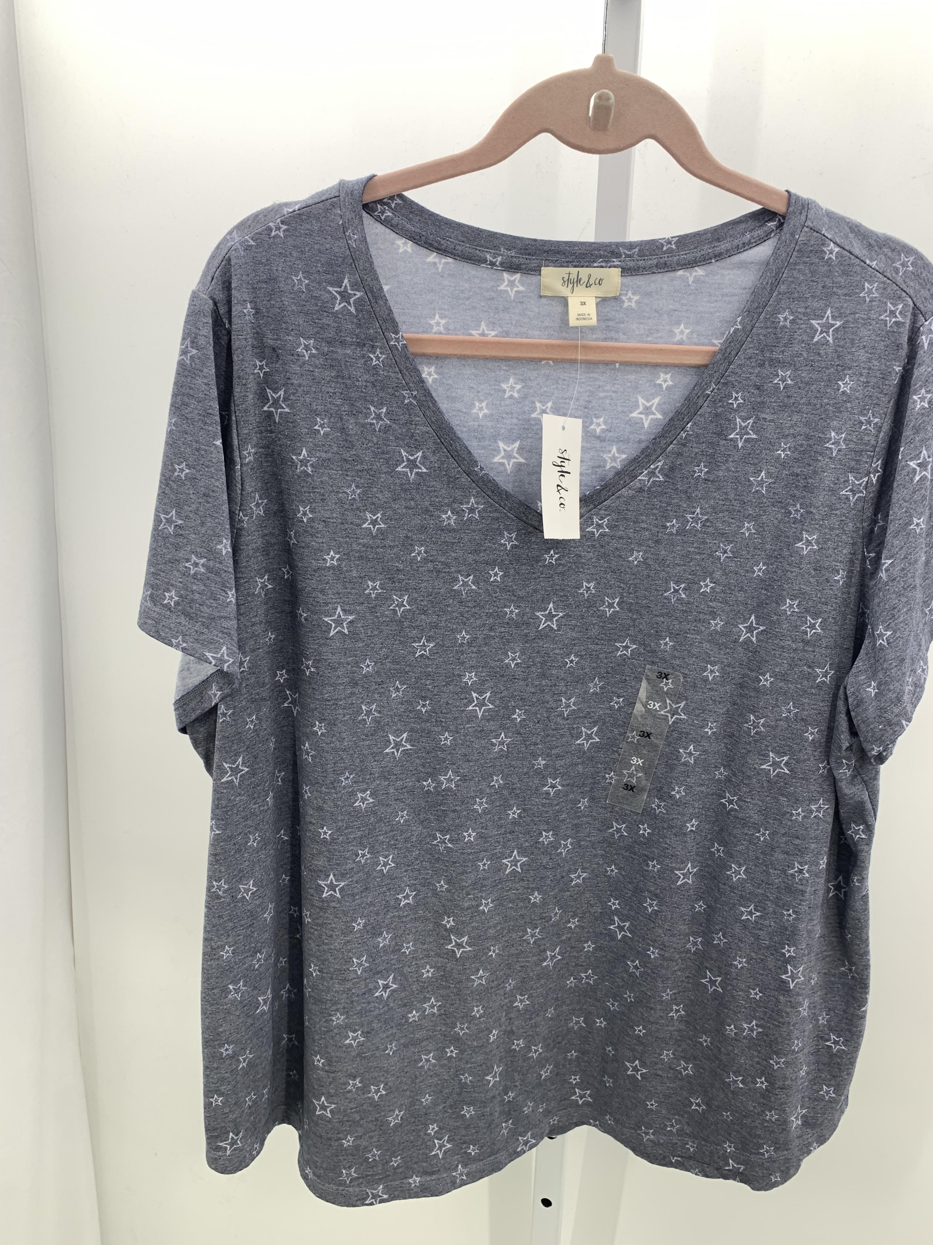 Style & Co. Size 3X Womens Short Sleeve Shirt