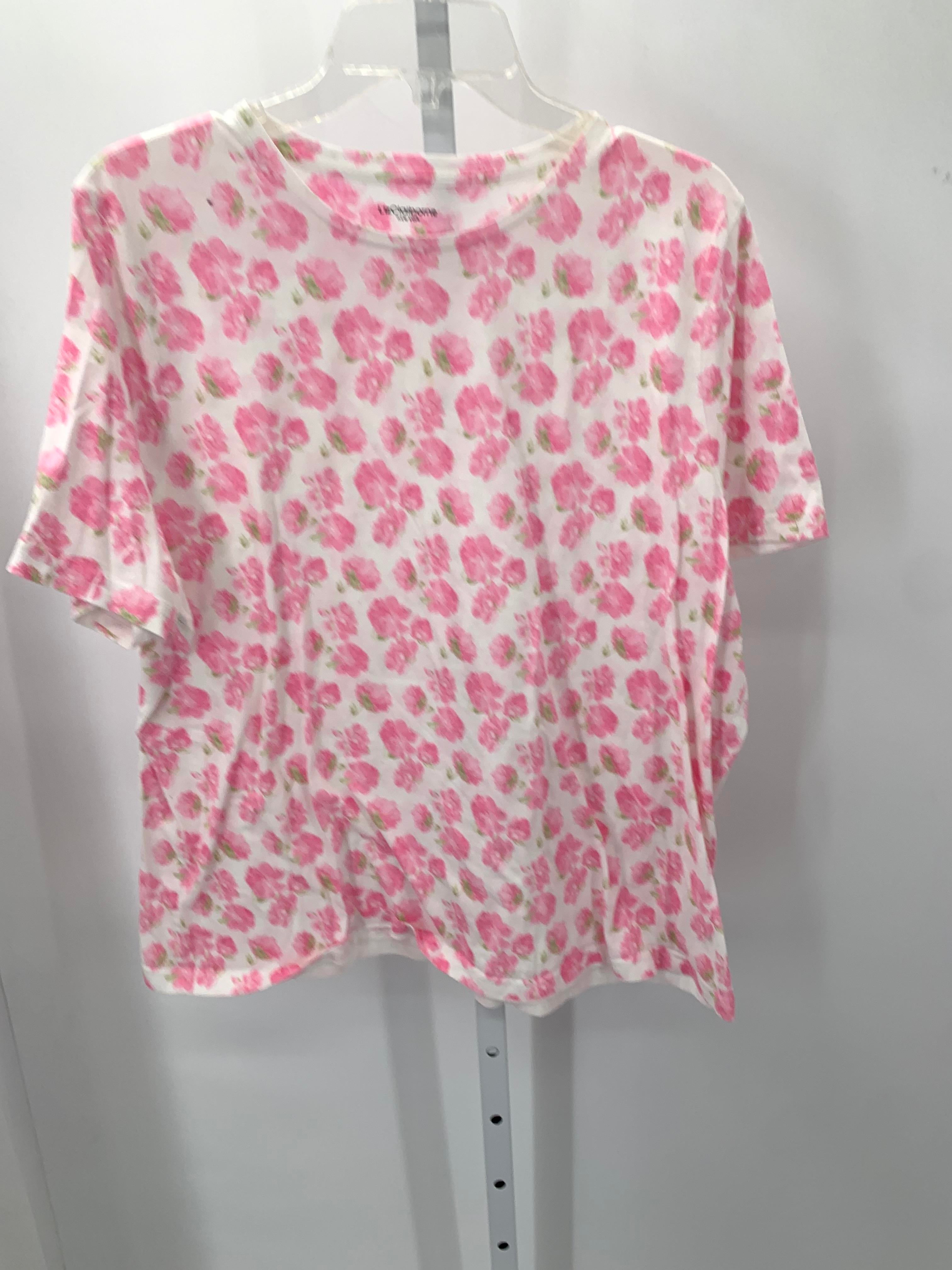Liz Claiborne Size 3X Womens Short Sleeve Shirt