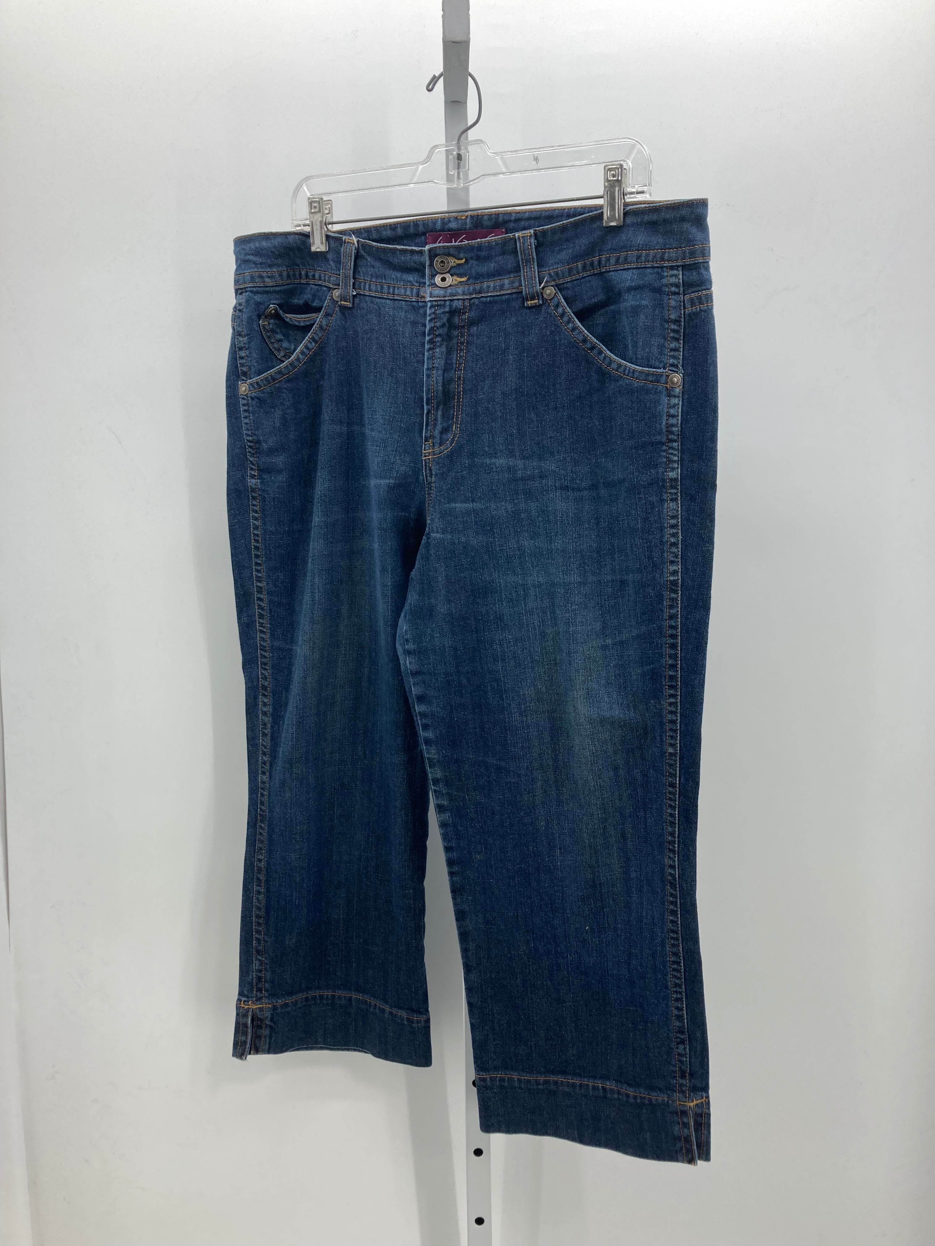 Gloria Vanderbilt Size 16 Misses Cropped Jeans