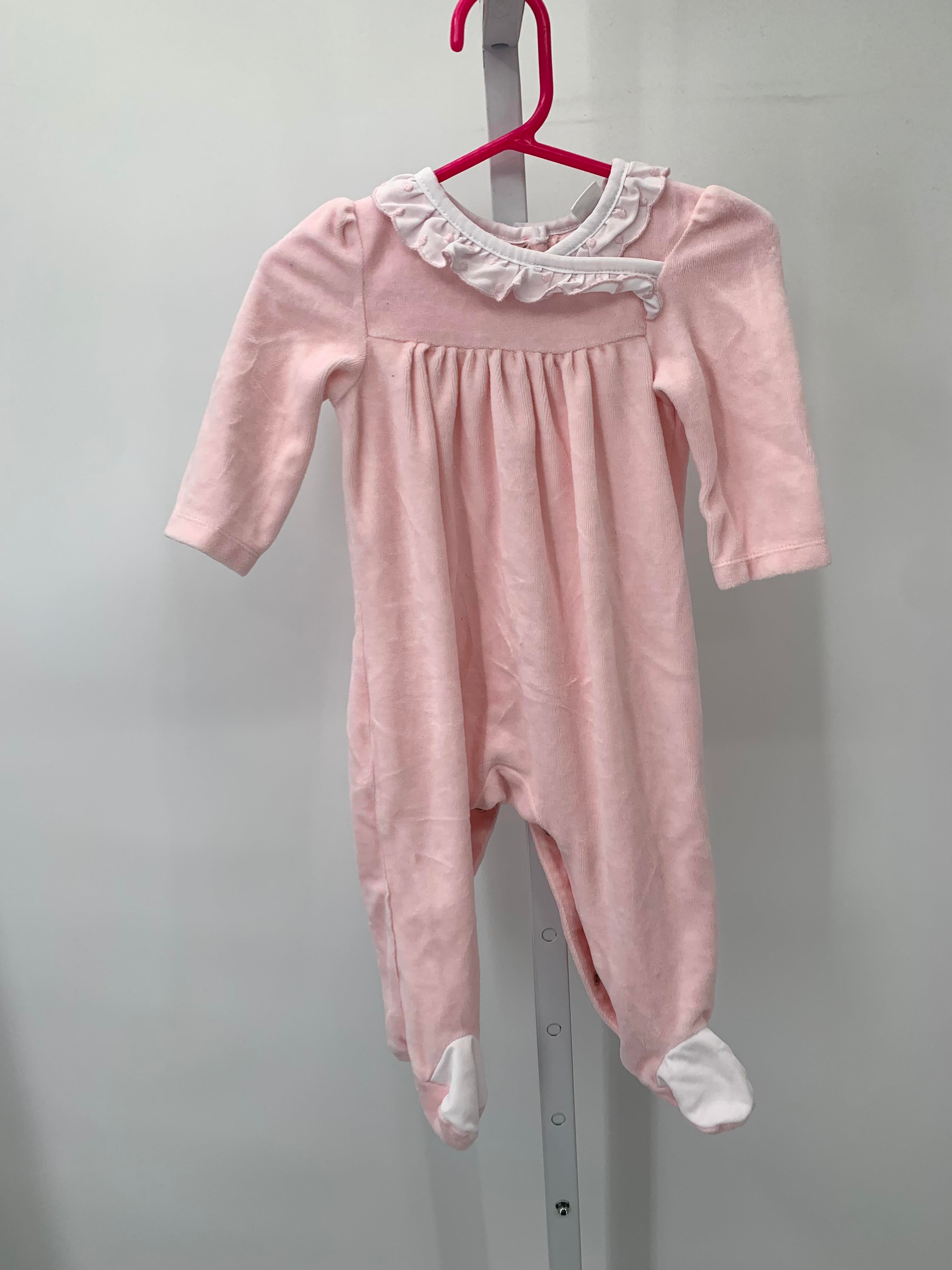 Little Me Size 9 Months Girls Long Slv. Romper