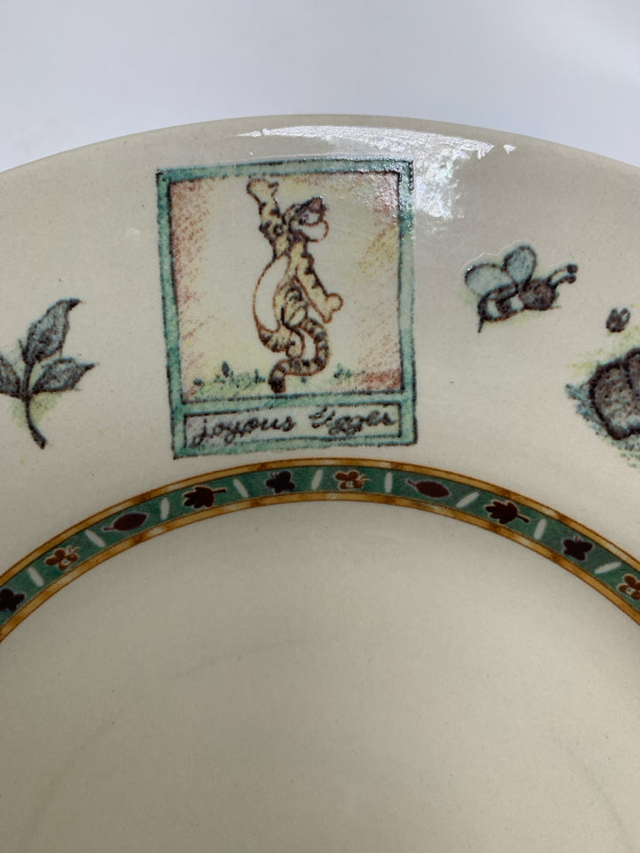 STONEWARE WINNIE THE POOH PLATE.
