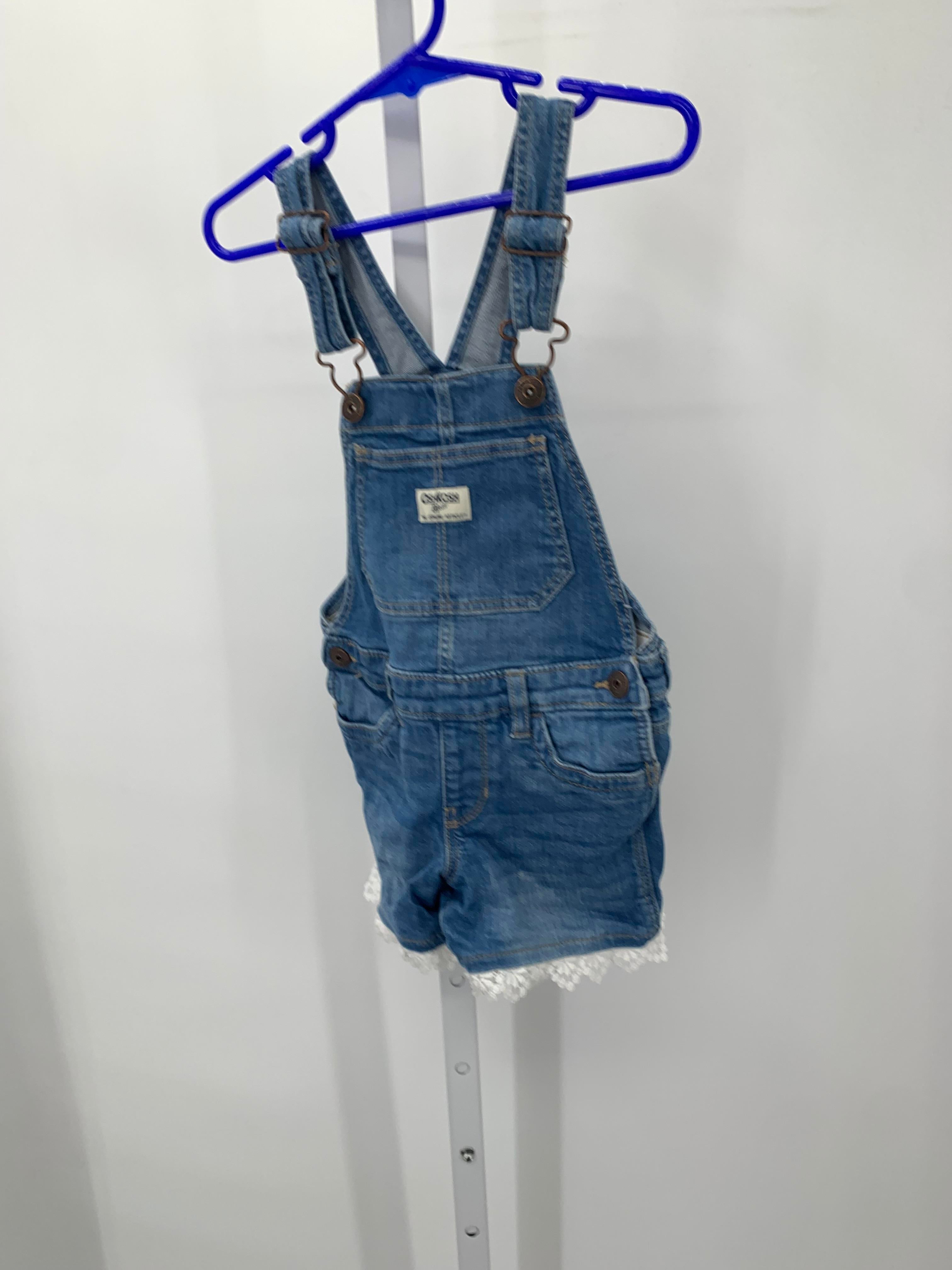 Osh Kosh Size 4T Girls Shortalls