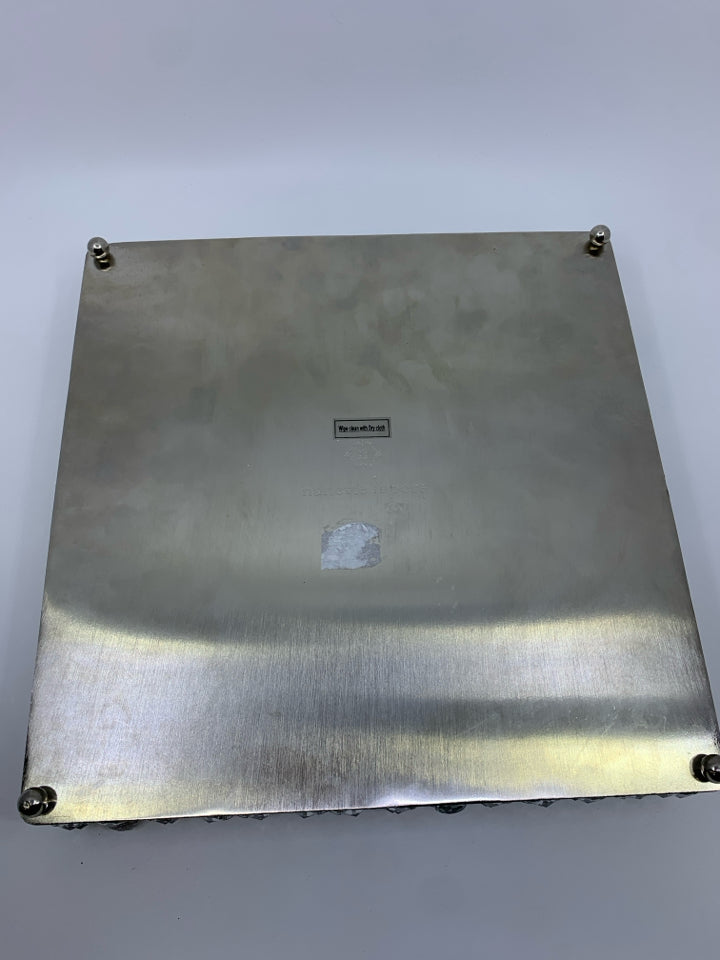 RECTANGLE JEWELED TRAY.