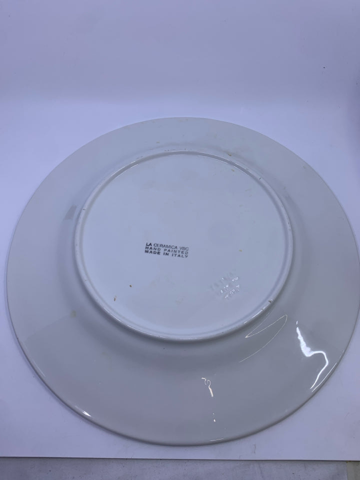 VEGETABLE CERAMIC SERVING PLATTER.