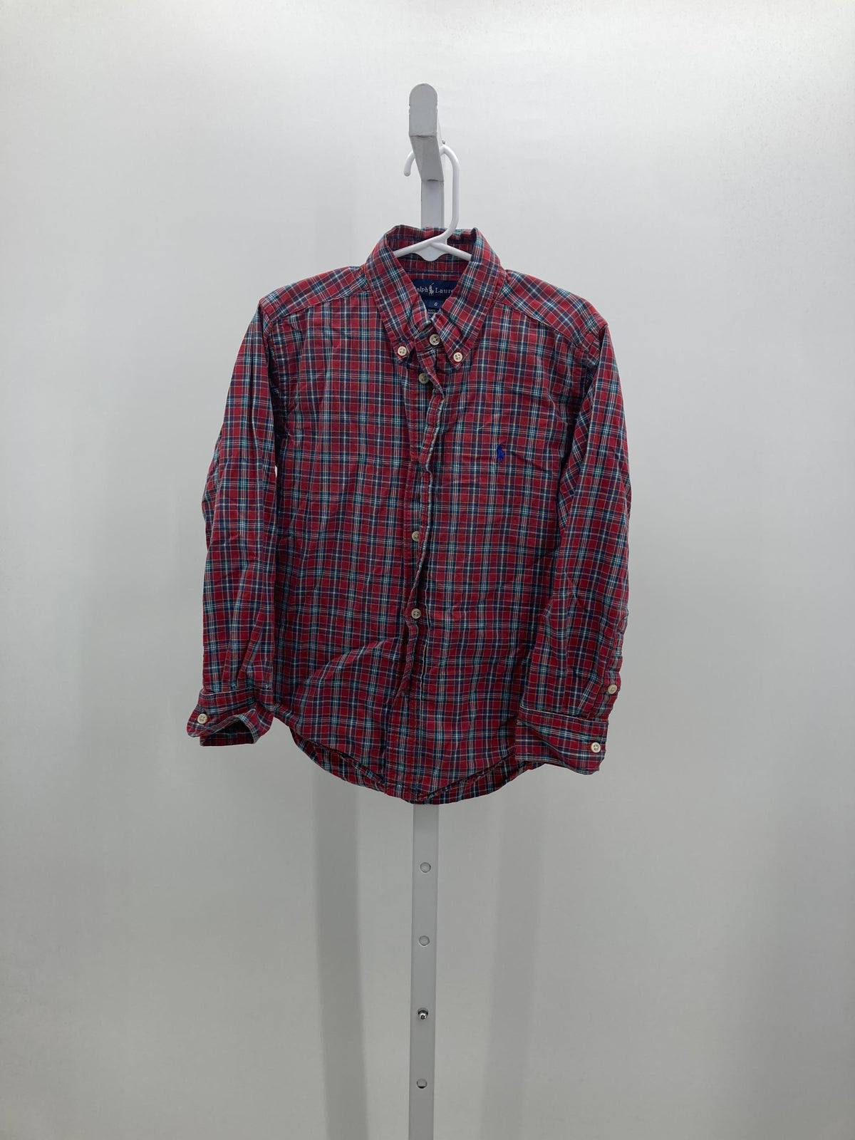 PLAID BTN DOWN
