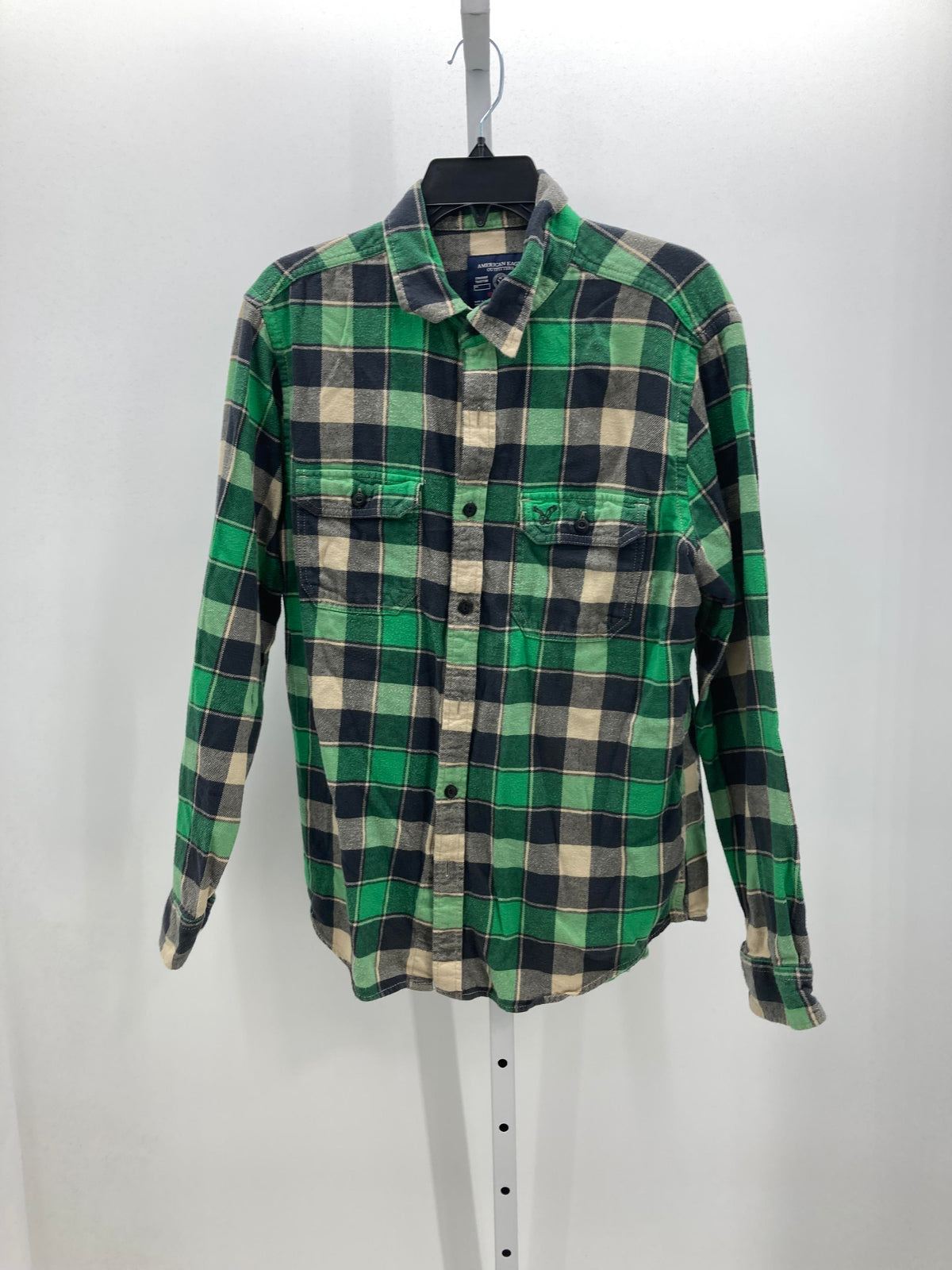 PLAID BTN DOWN