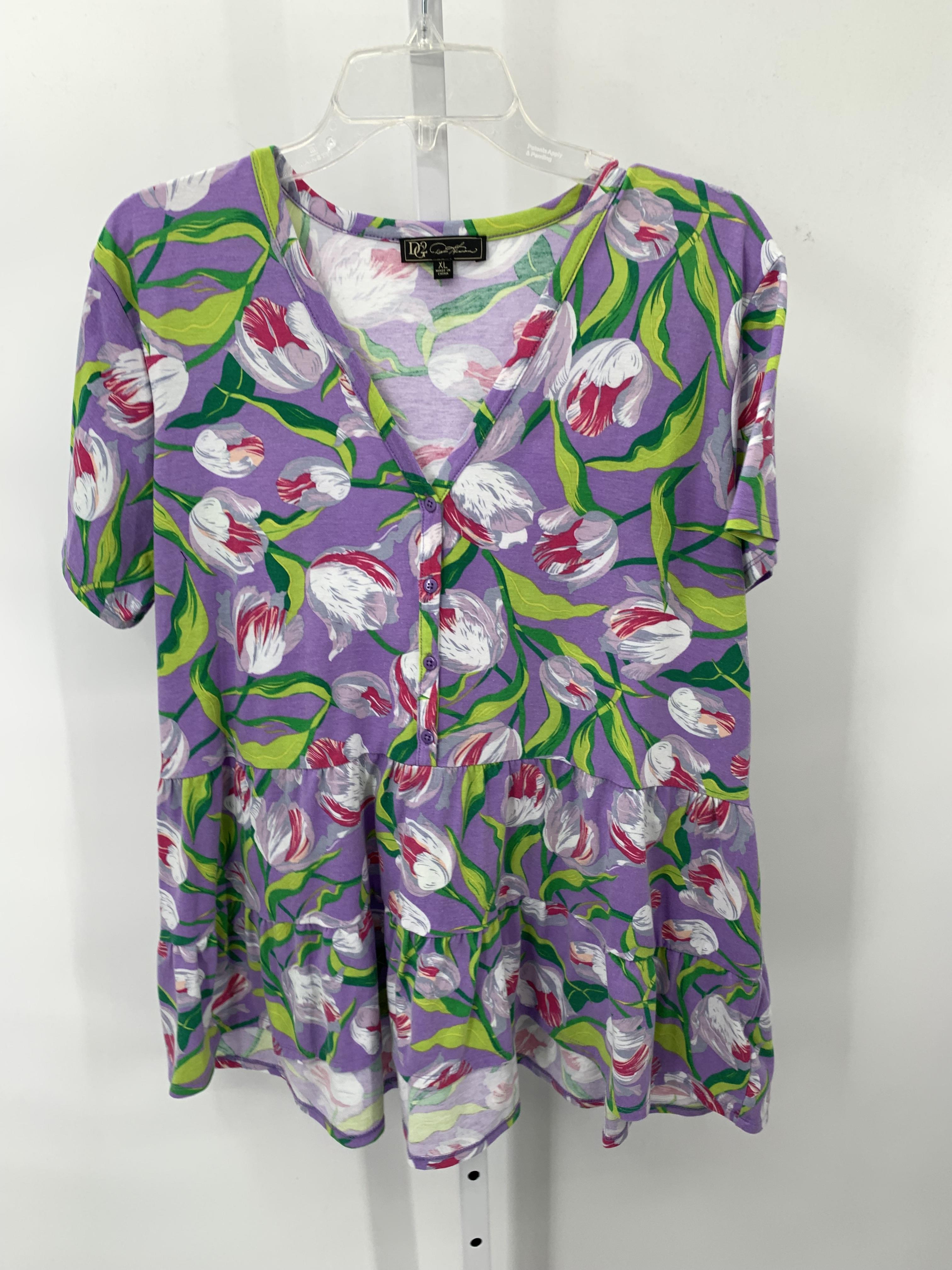dg2 Size Extra Large Misses Short Sleeve Shirt