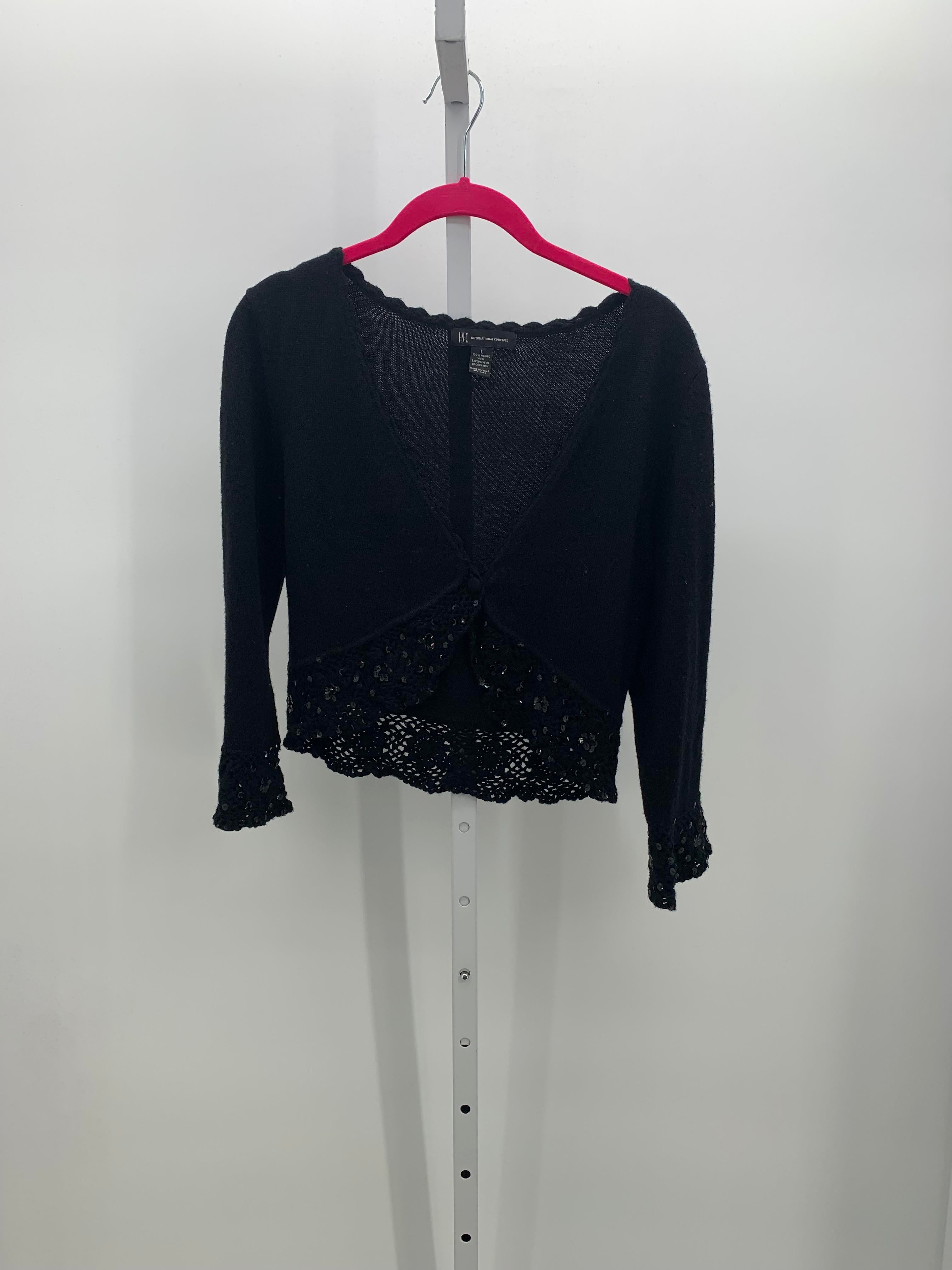 INC Size Large Misses Long Slv Sweater