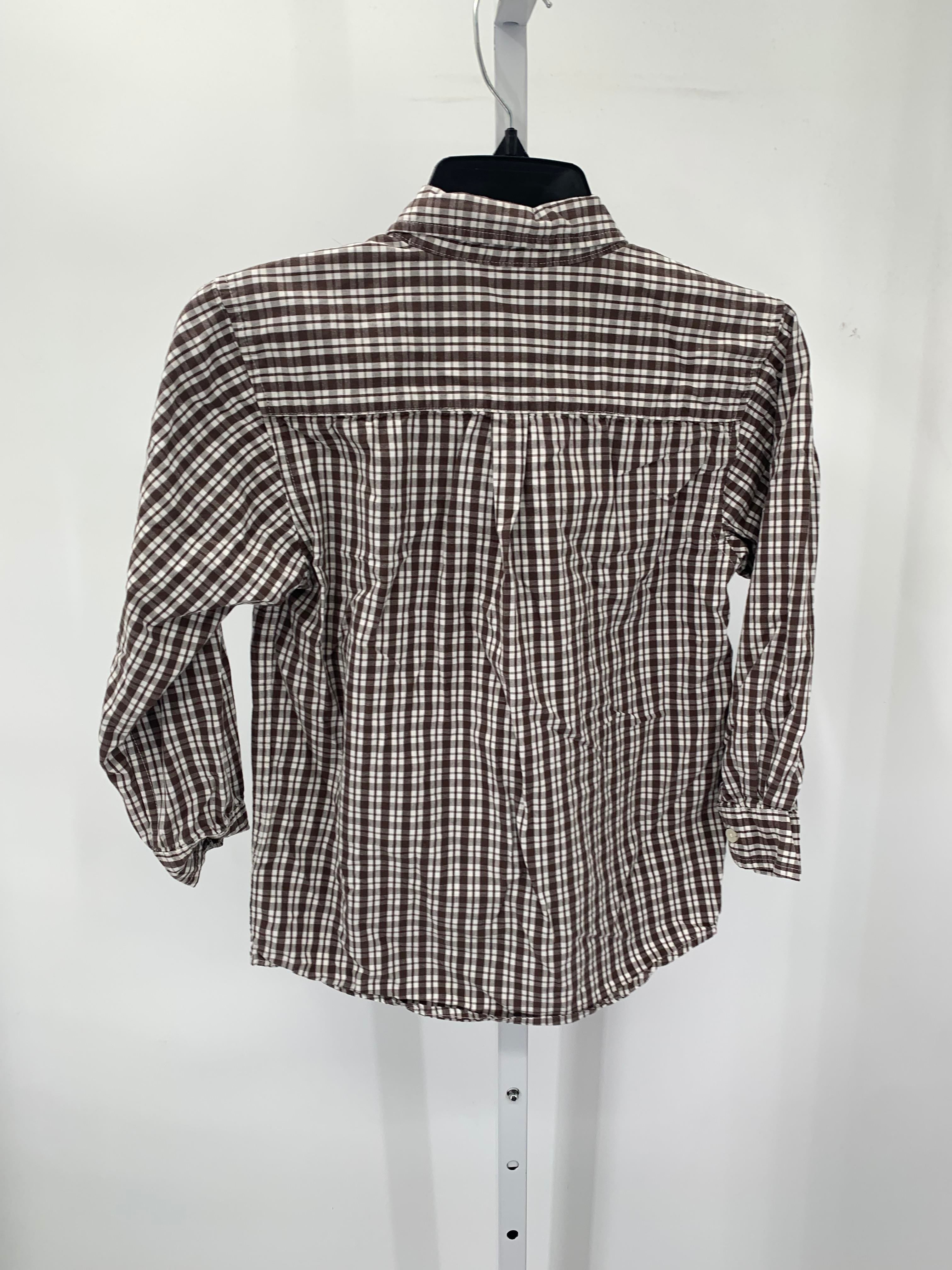 WHITE PLAID BTN DOWN