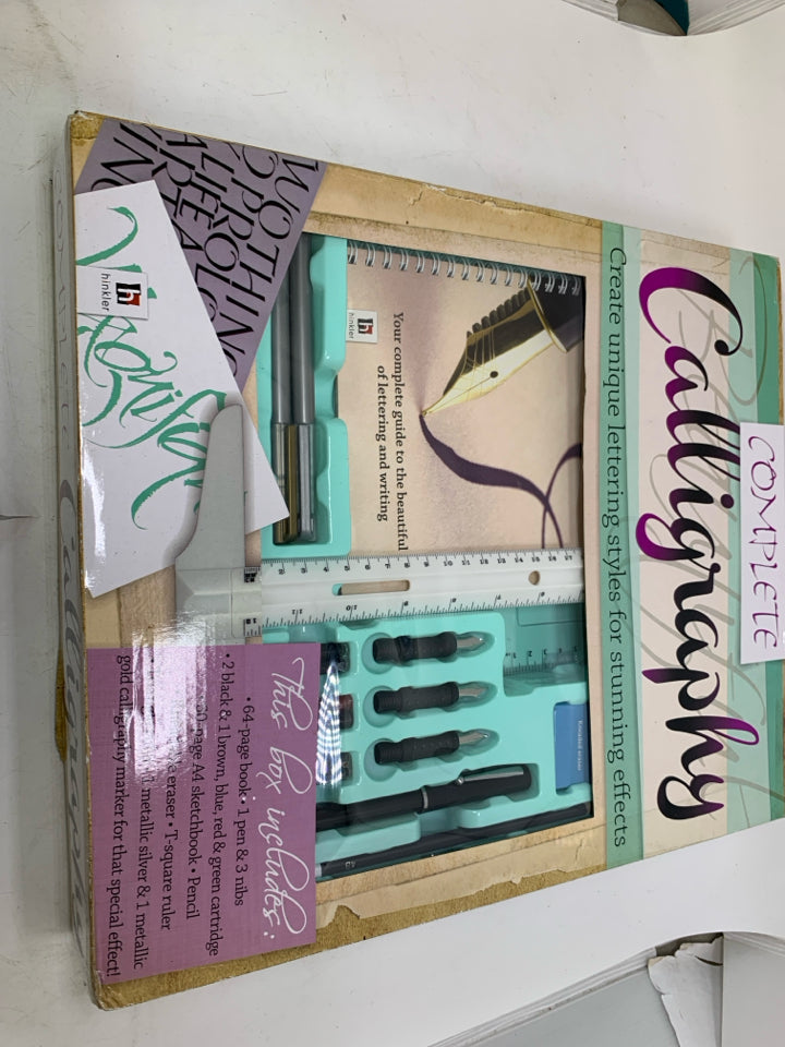 NIB COMPLETE CALLIGRAPHY KIT.