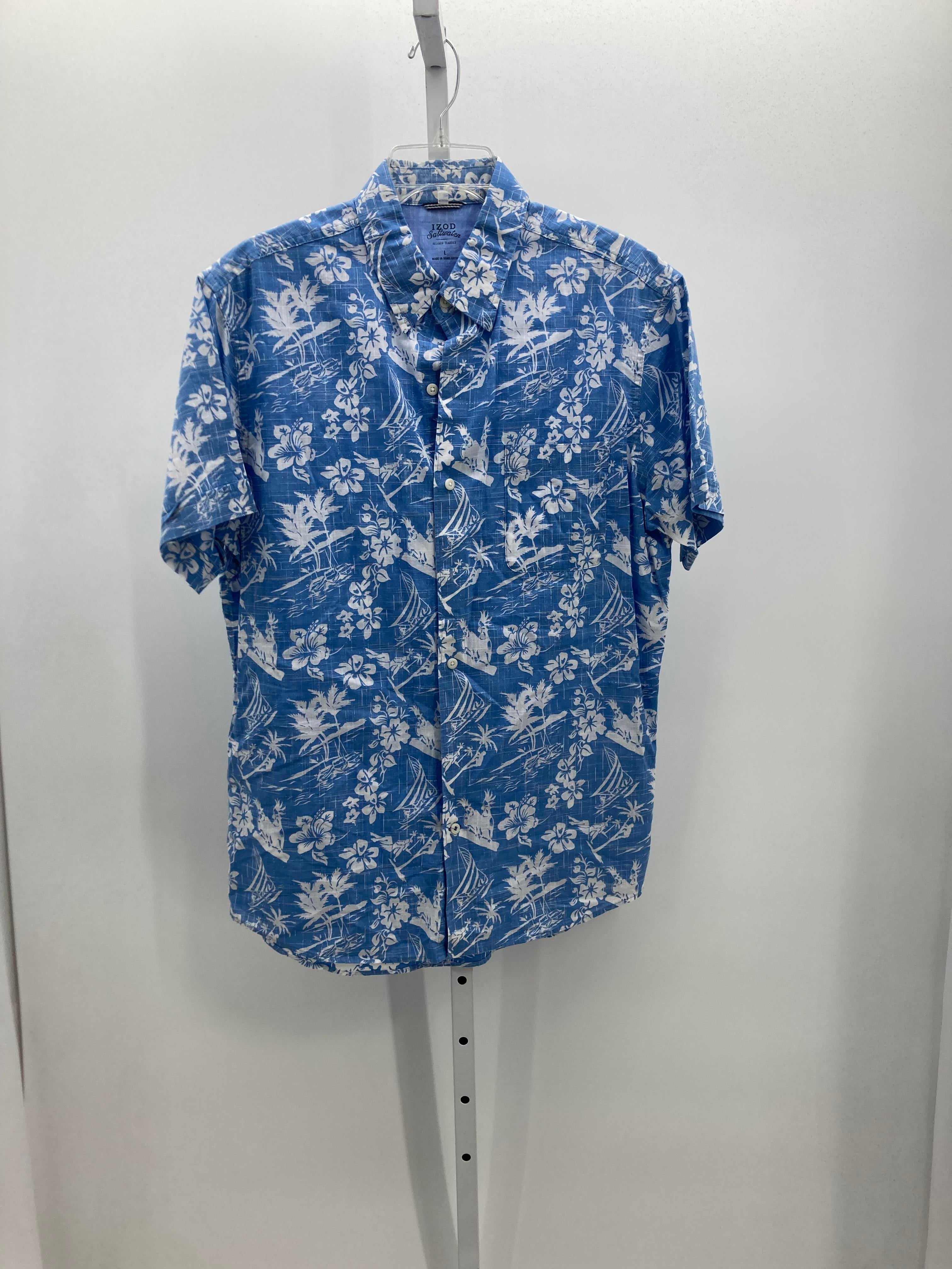 WHITE TROPICAL BTN DOWN