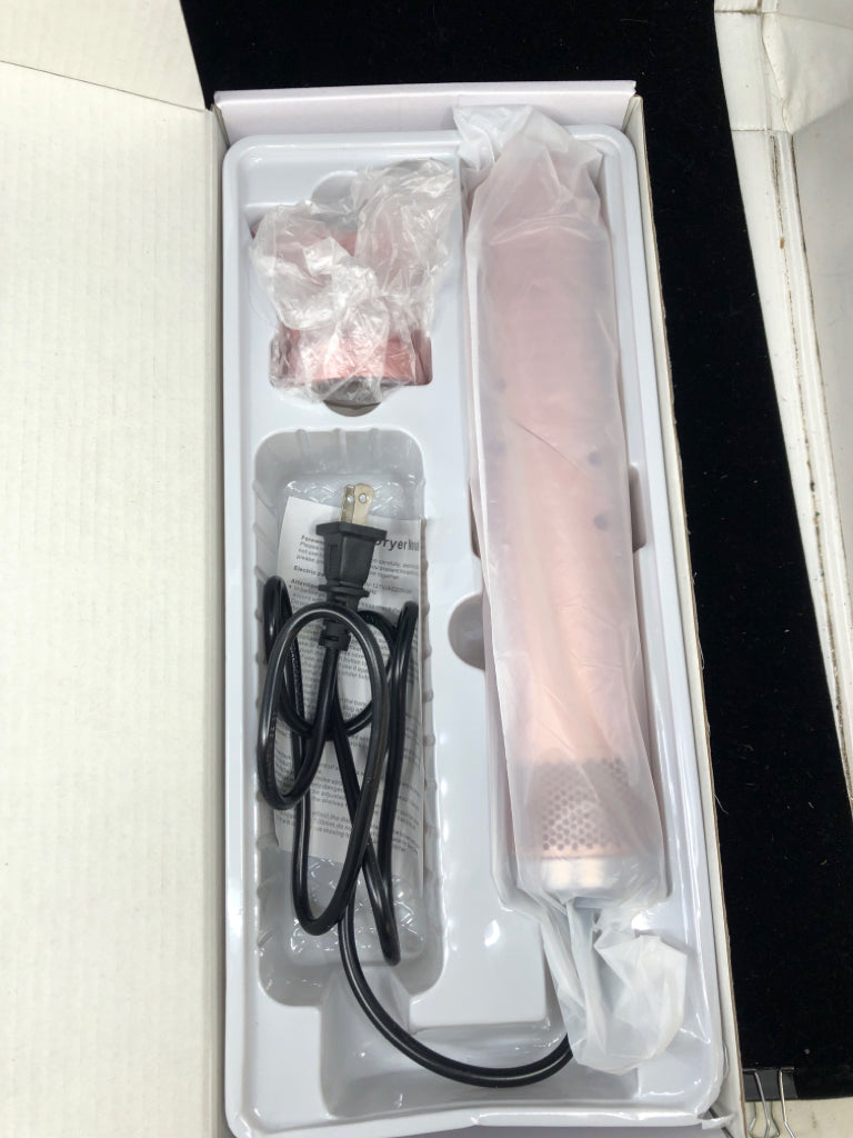 NIB PINK FOLDING HAIR DRYER.