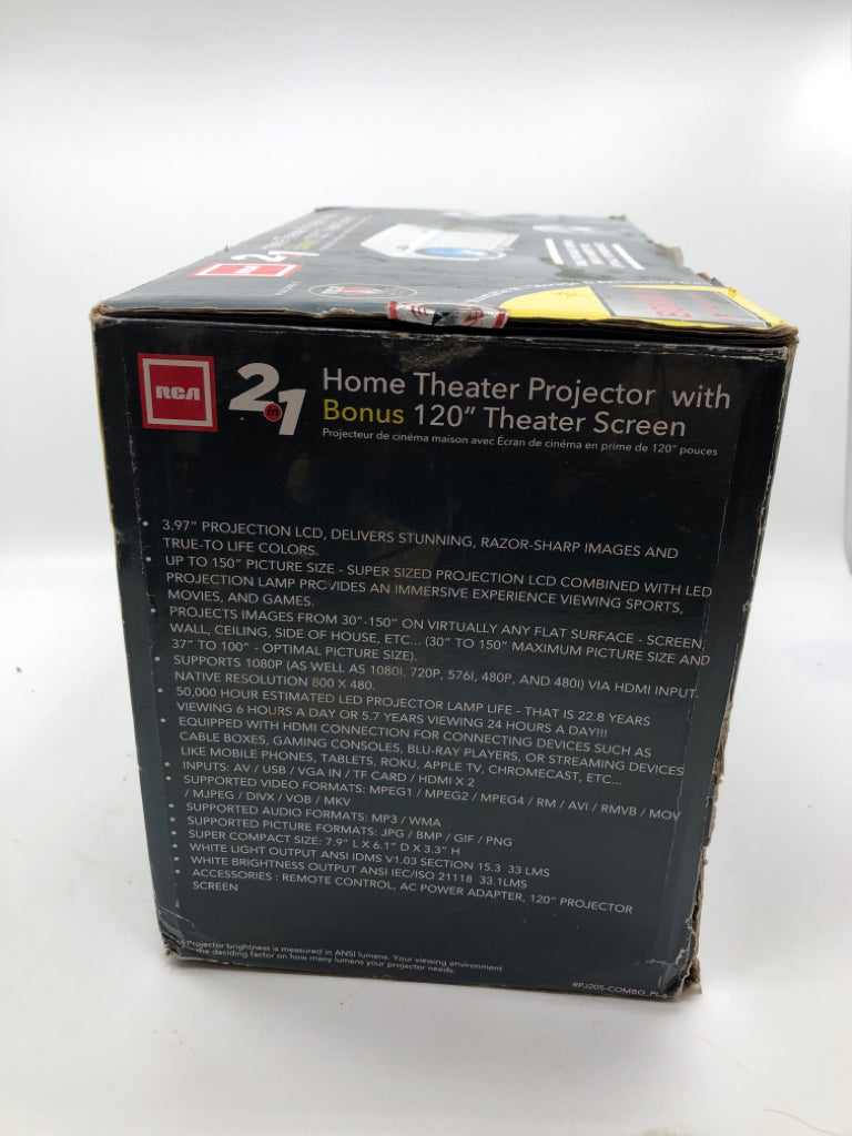 NIB HOME THEATRE PROJECTOR.