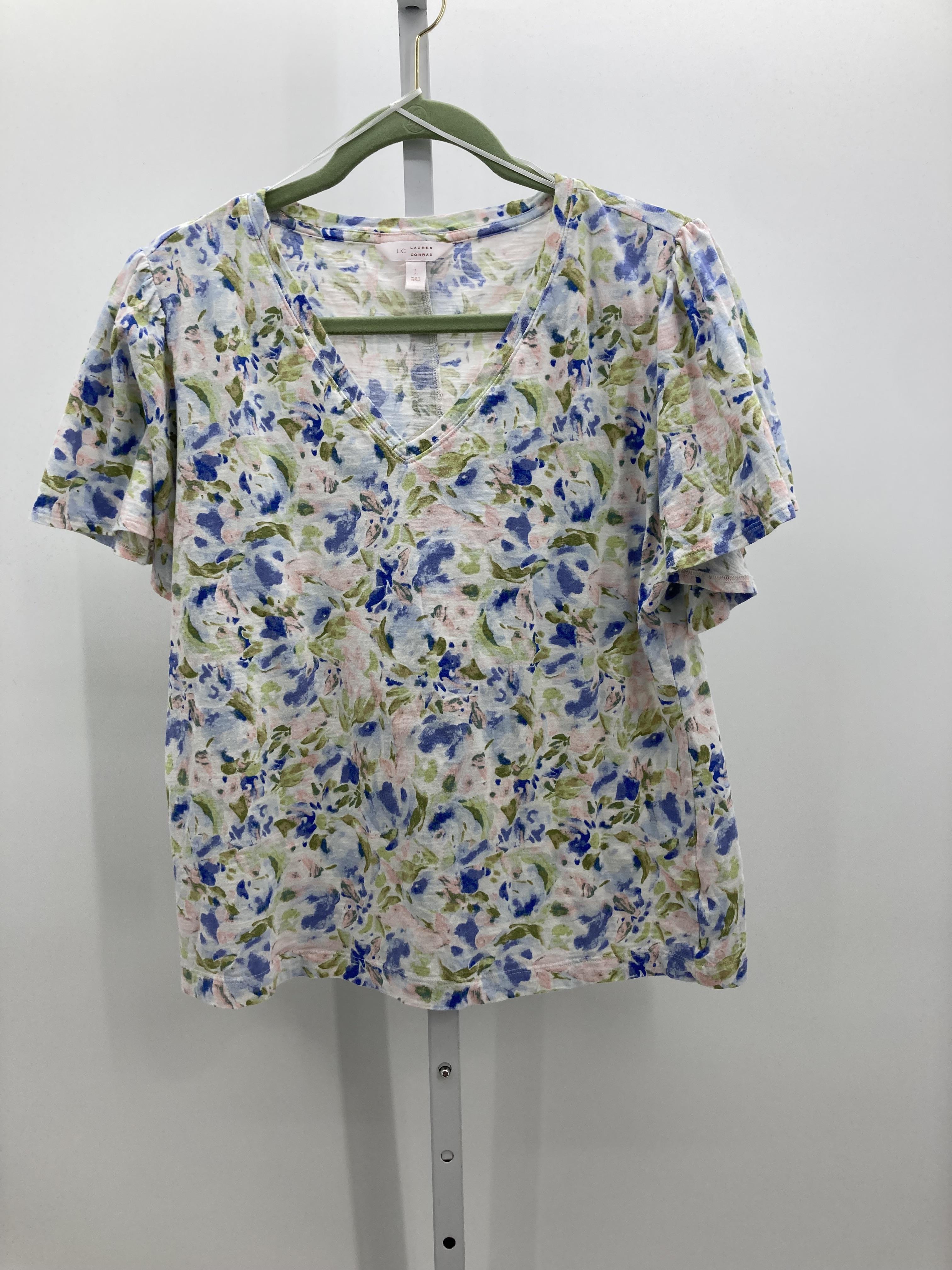 Lauren Conrad Size Large Misses Short Sleeve Shirt