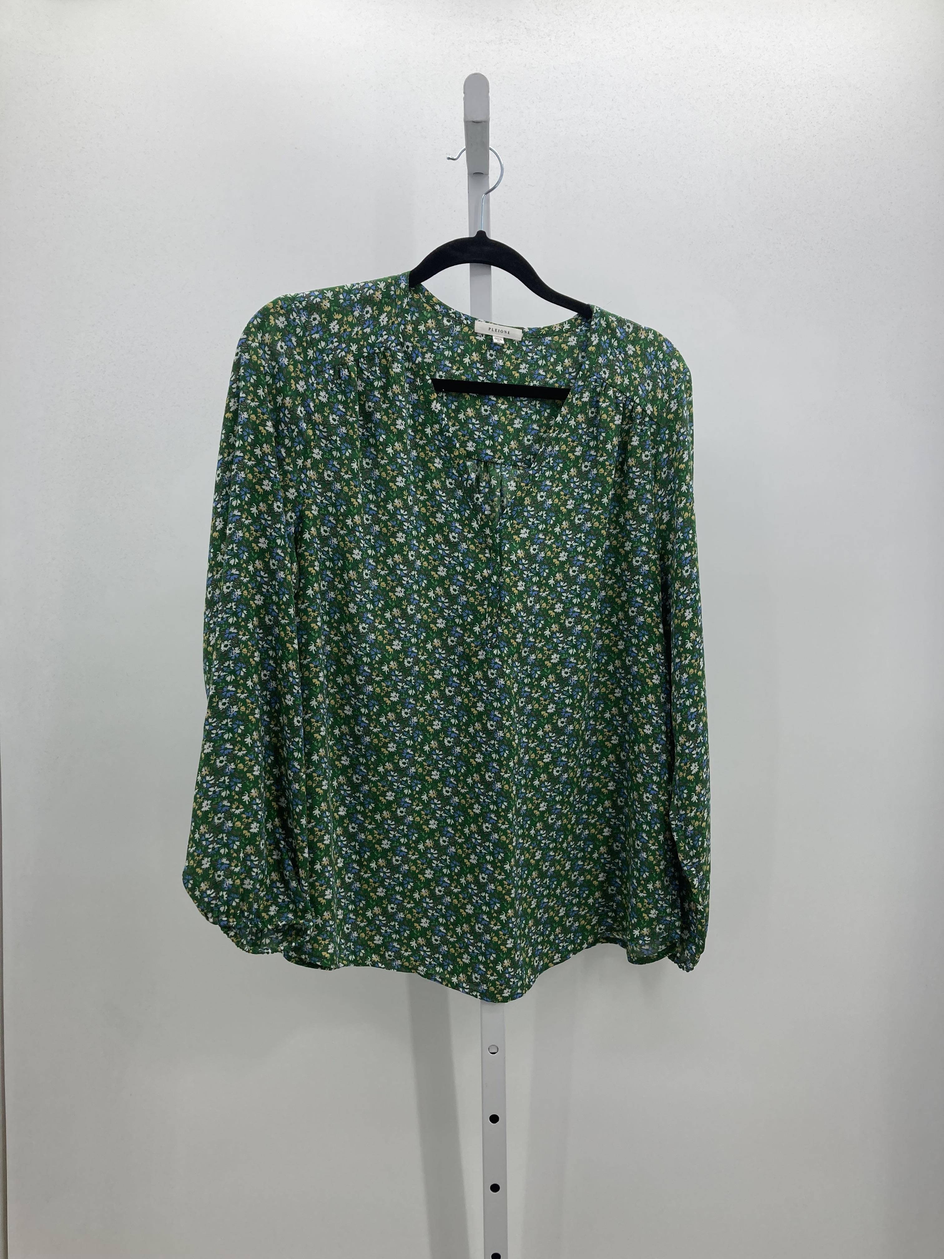 Pleione Size Extra Large Misses Long Sleeve Shirt