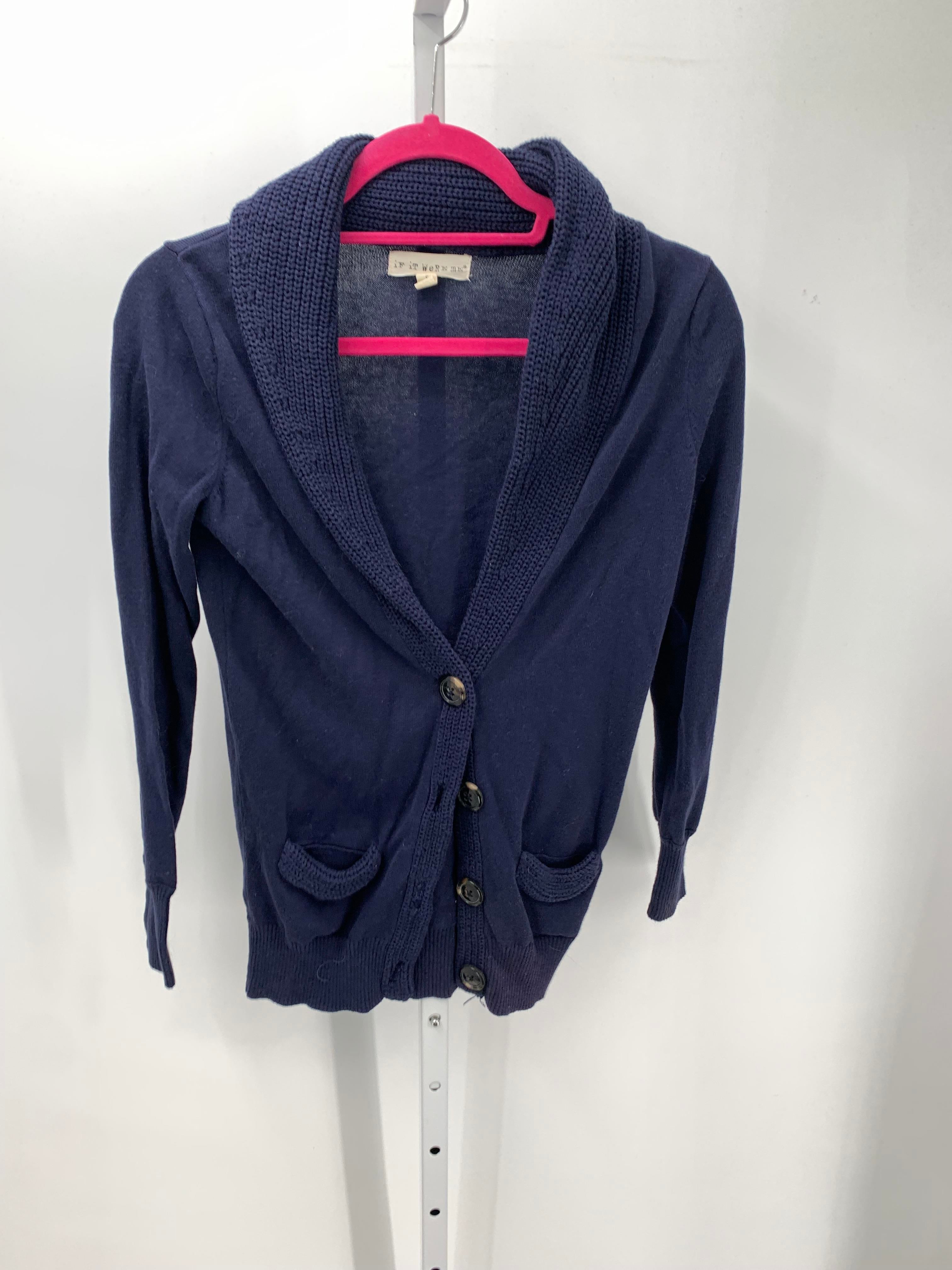 If It Were Me Size Small Juniors Long Sleeve Sweater