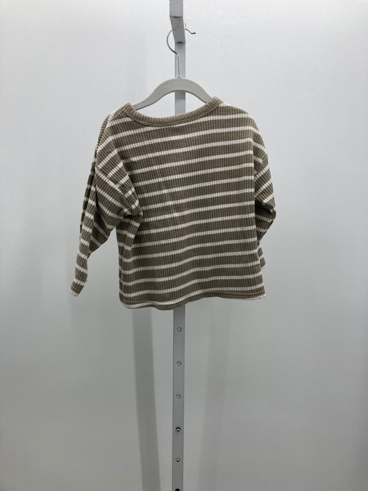 WHITE STRIPES WAFFLE KNIT