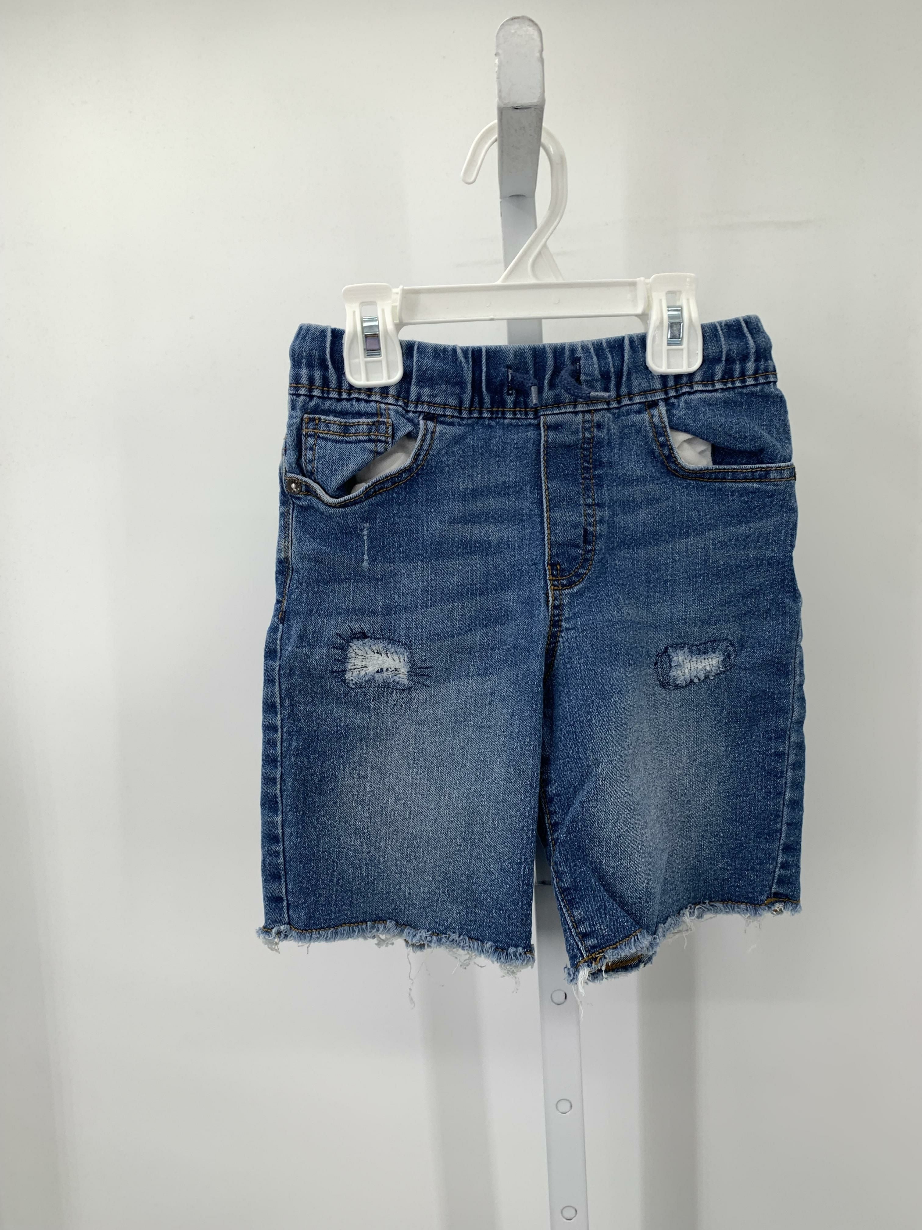 DRAW WAIST DISTRESSED