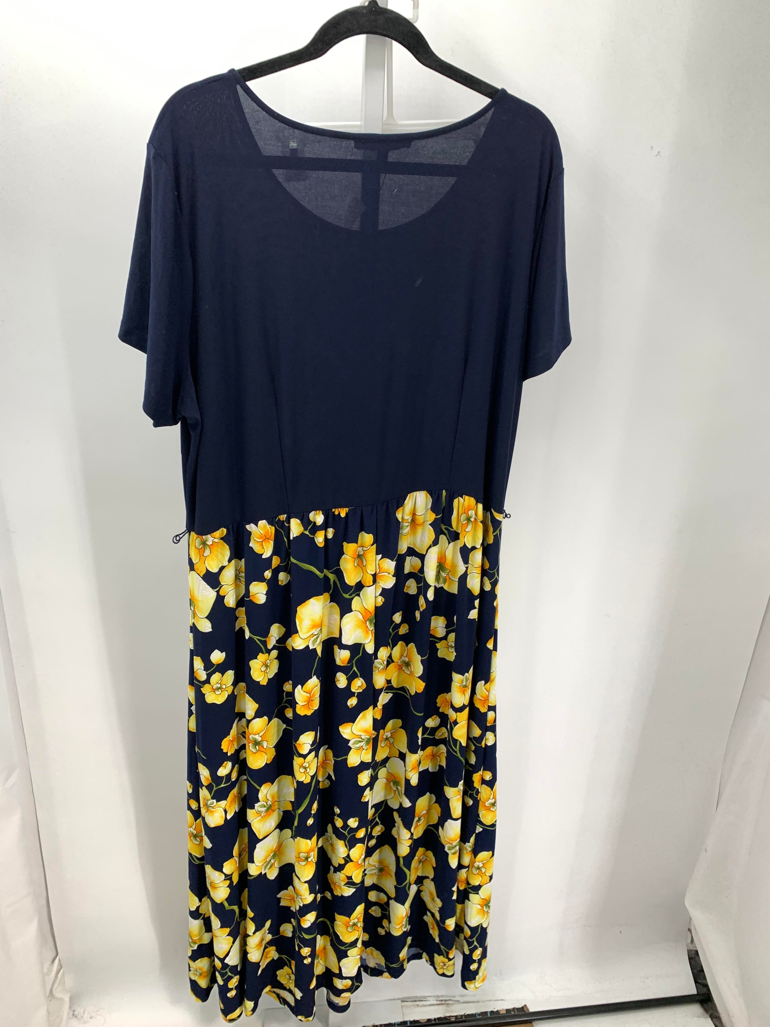 Size 3X Womens Short Sleeve Dress