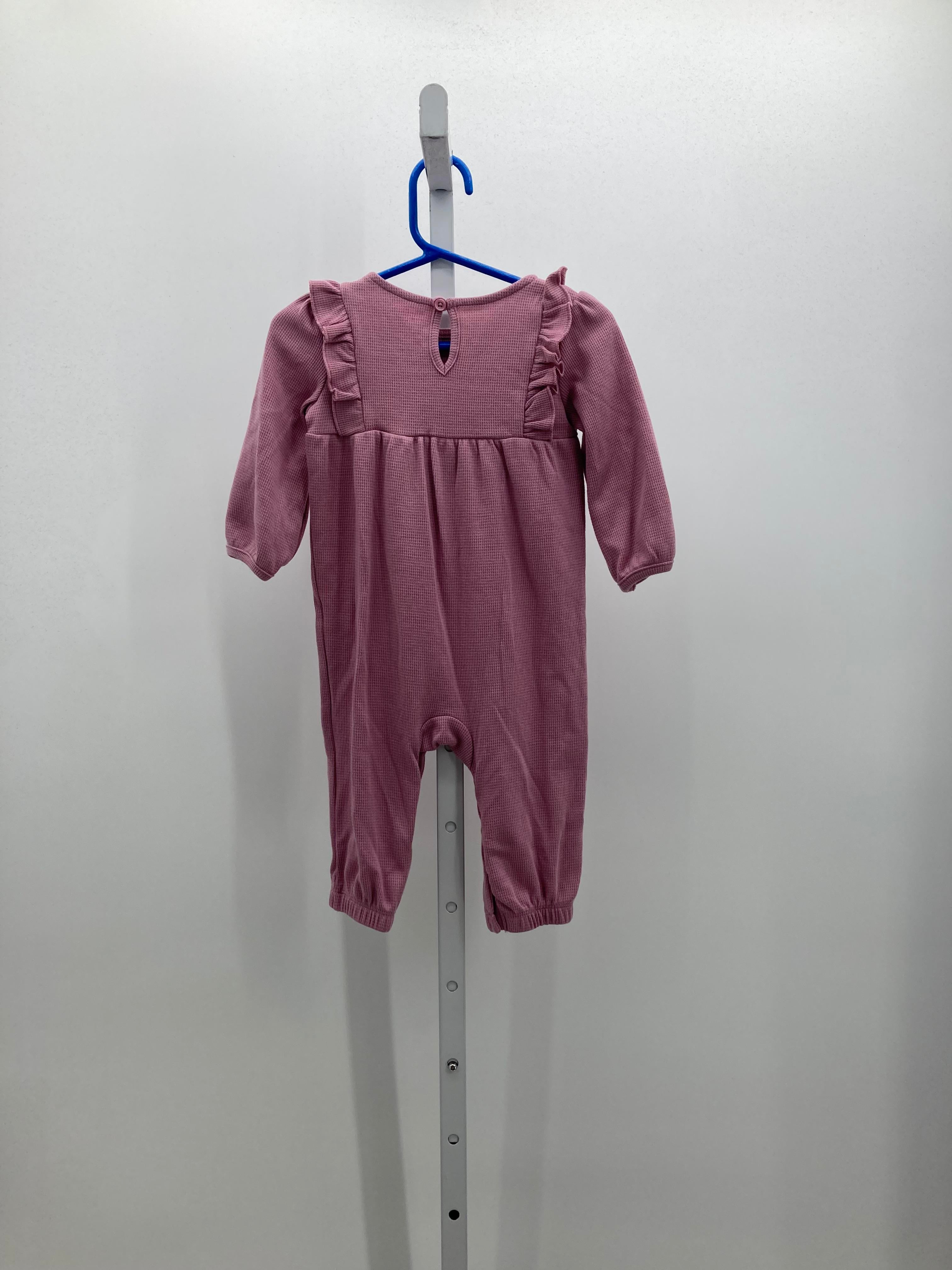 Carters Size 6-9 mon Girls Long Slv. Romper