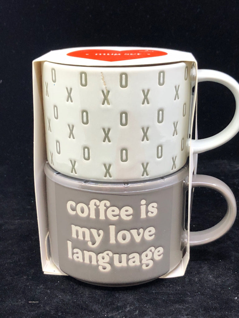 NIP LOVE LANGUAGE MUG SET.