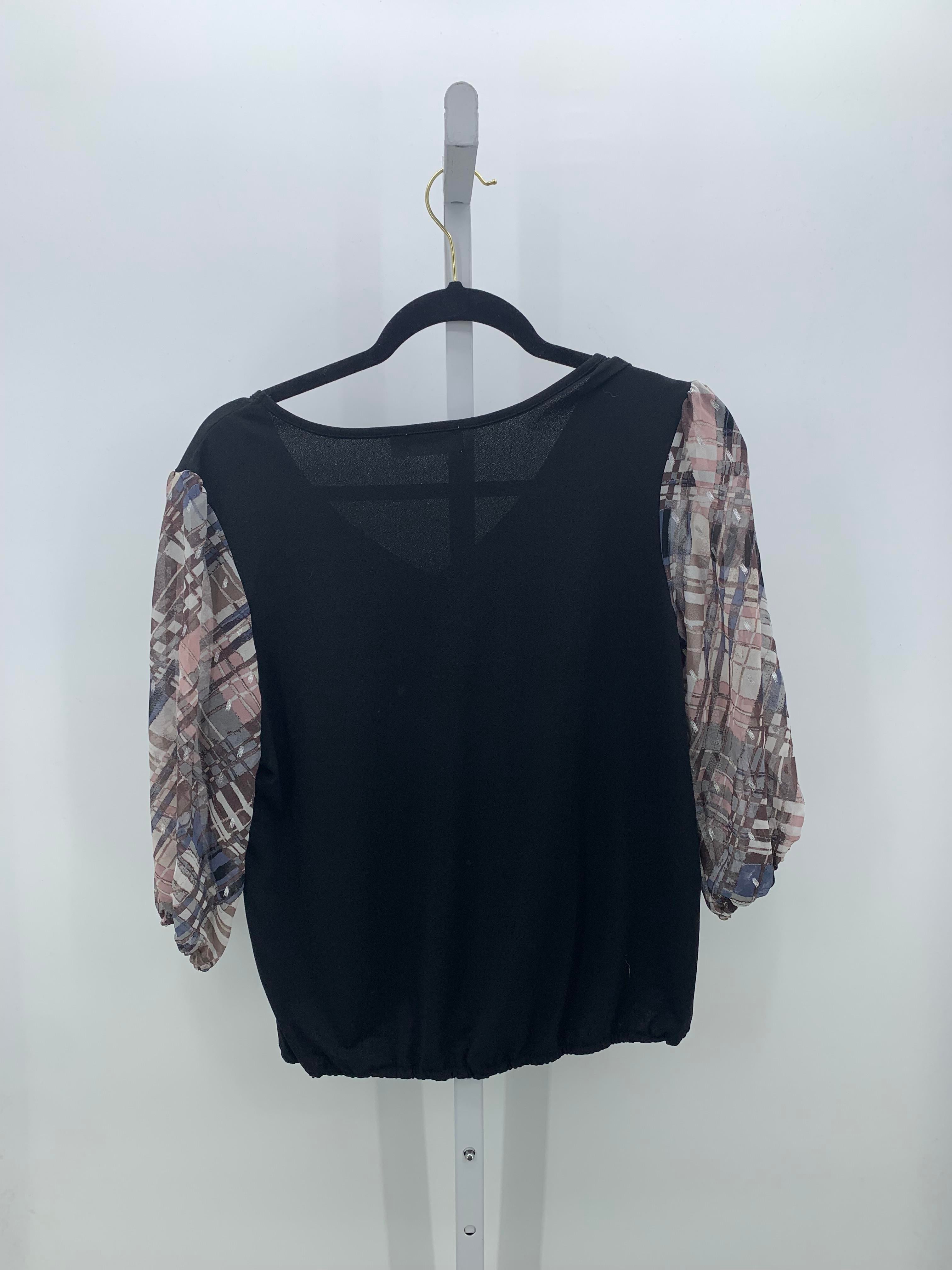 cure Size Small Petite Petite 3/4 Sleeve Shirt