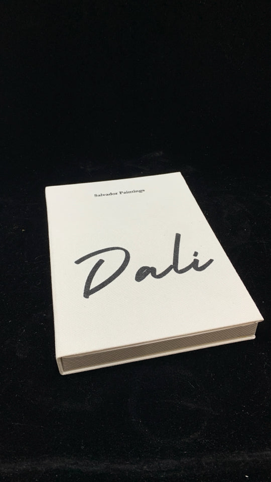 DALI FAUX BOOK CARDBOARD STORAGE BOX.