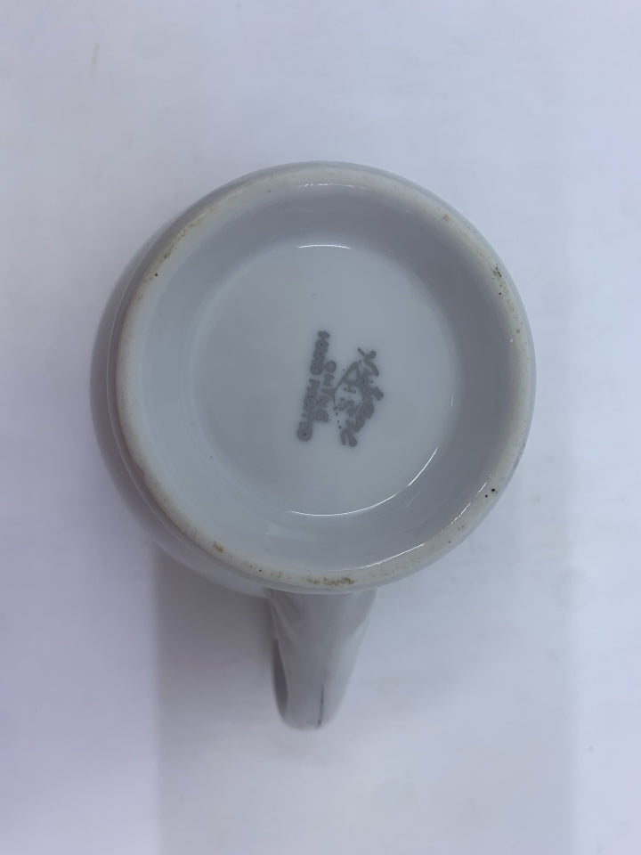 WHITE/SILVER KUTANI CREAMER.