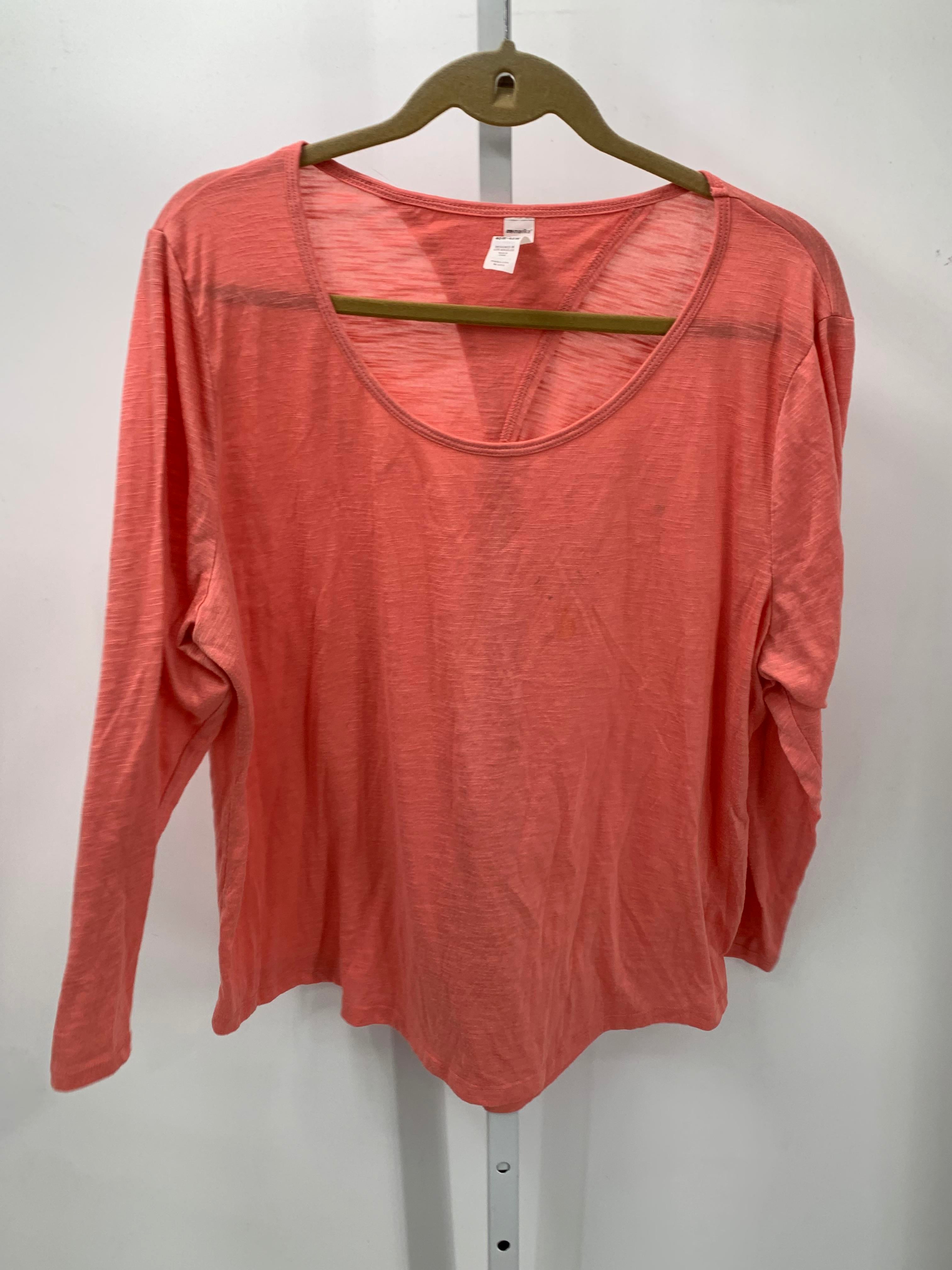 Marika Size 1X Womens Long Sleeve Shirt