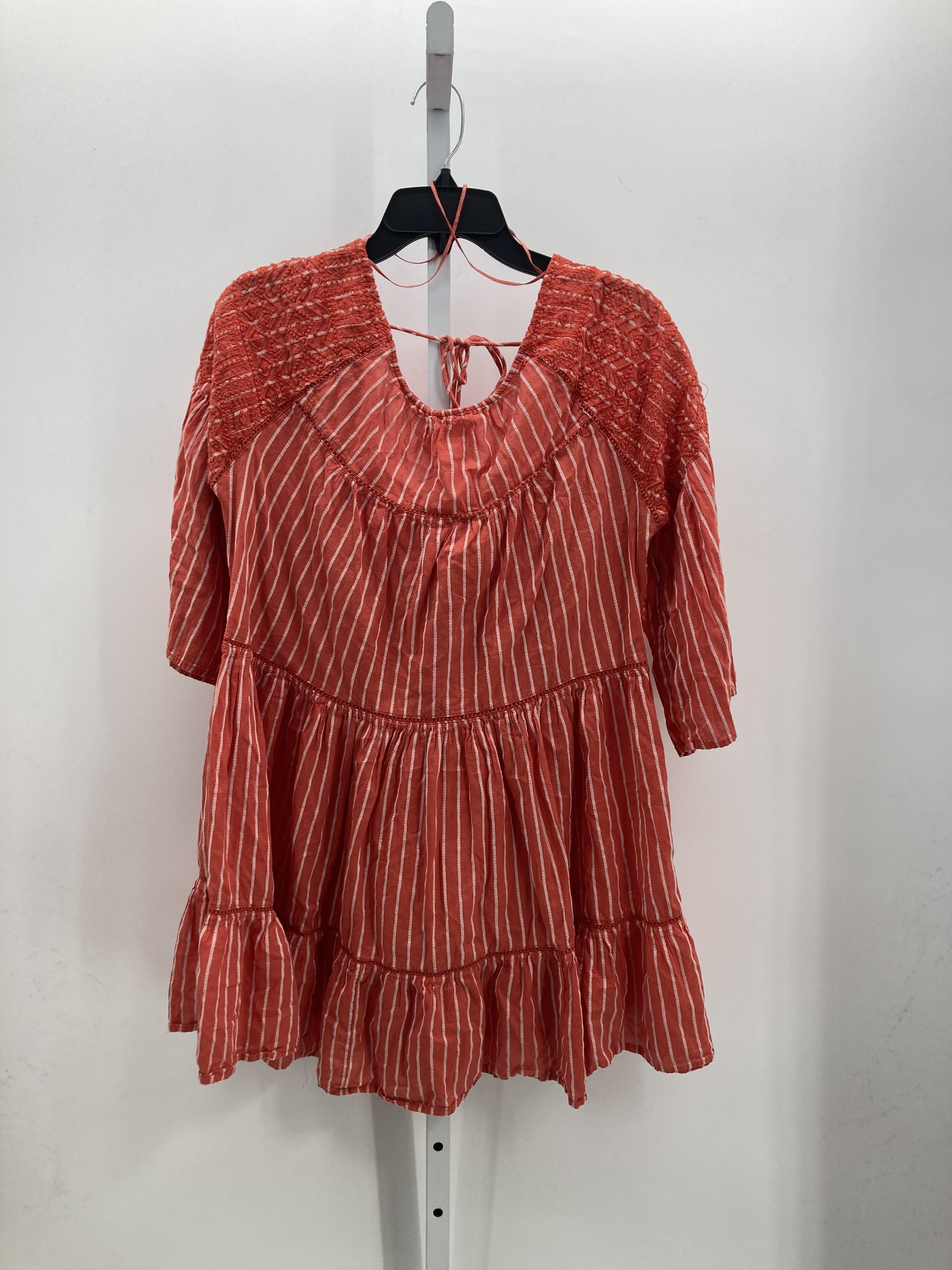 Free People Size Medium Misses Short Sleeve Dress
