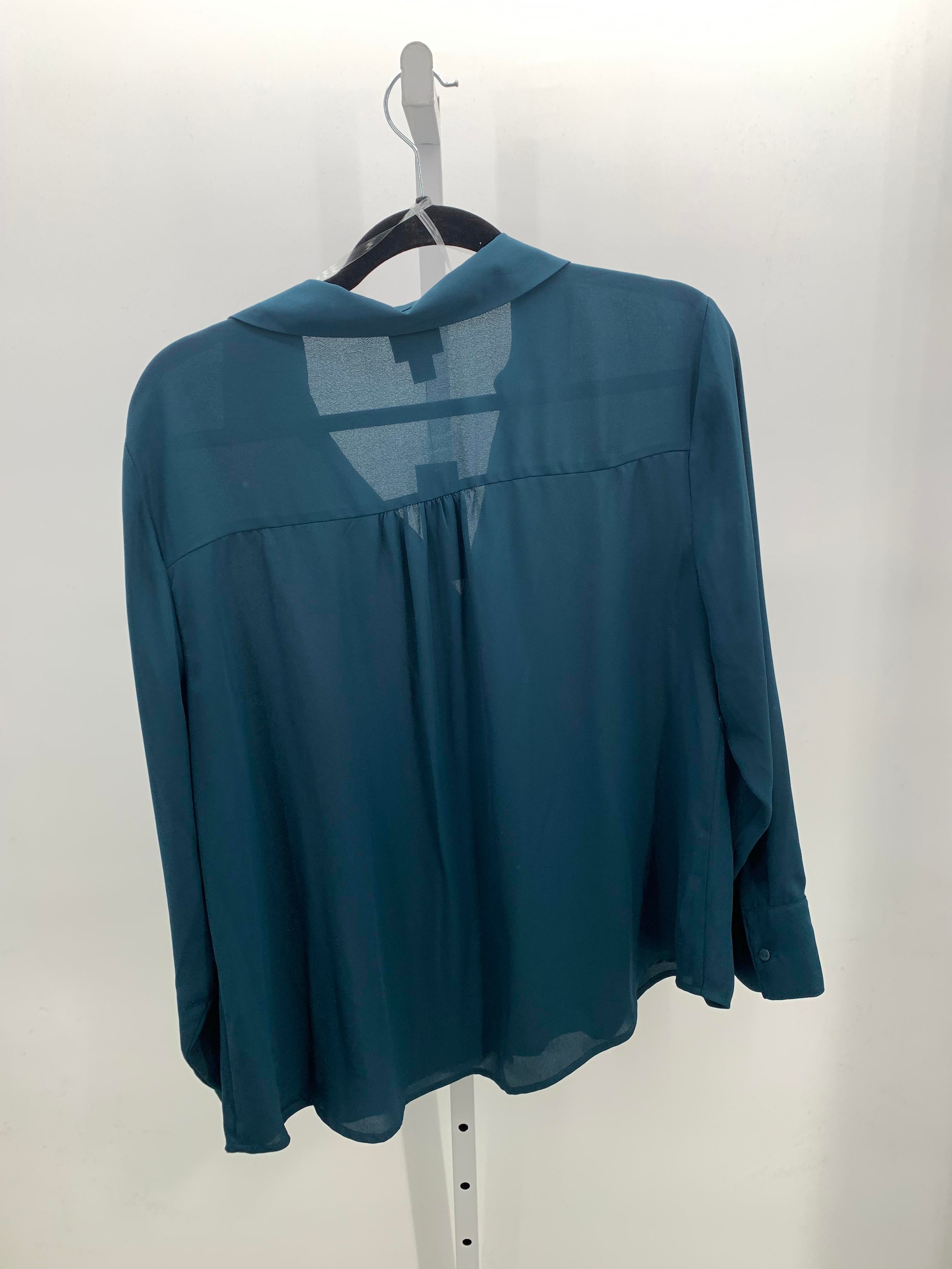 Worthington Size X Large Petite Petite Long Sleeve Shirt