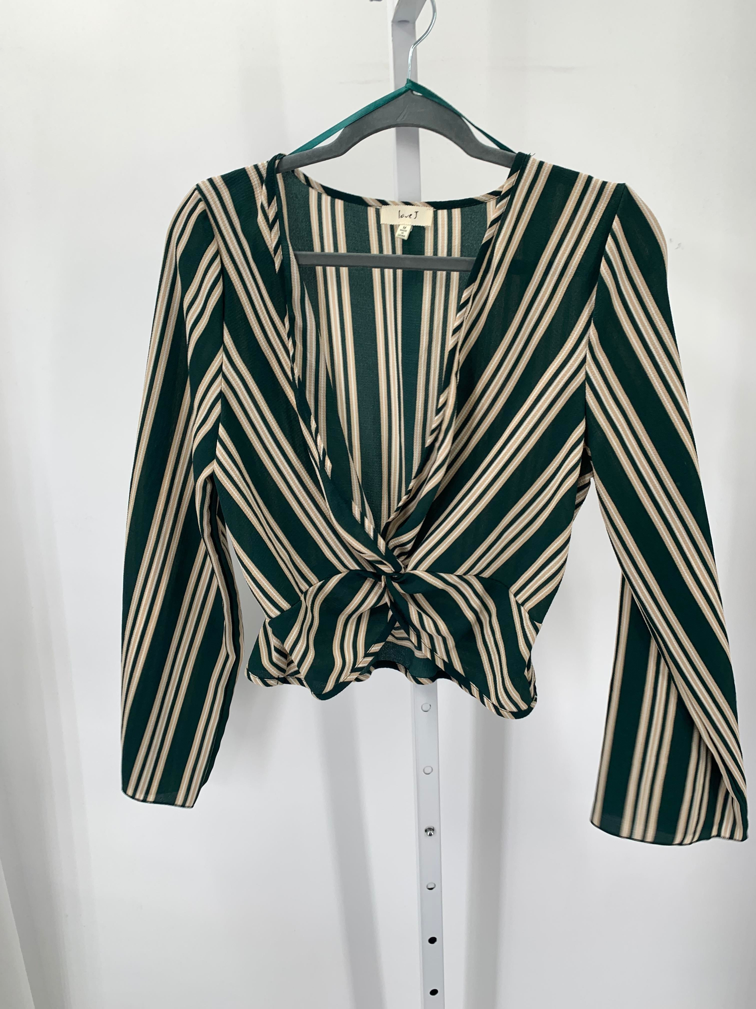 Love J Size Medium Juniors Long Sleeve Shirt