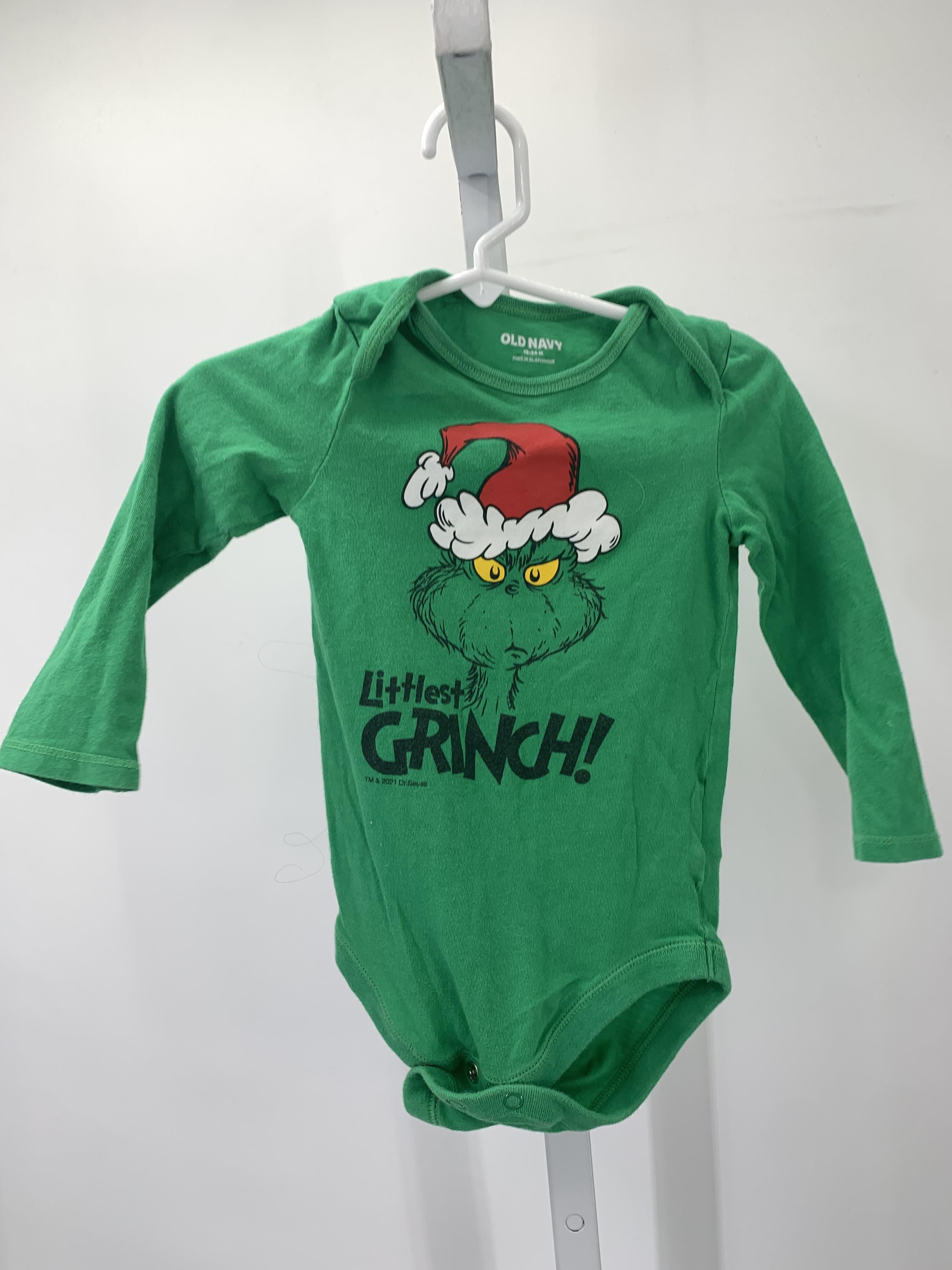 LONG SLV SHIRT LITTLEST GRINCH