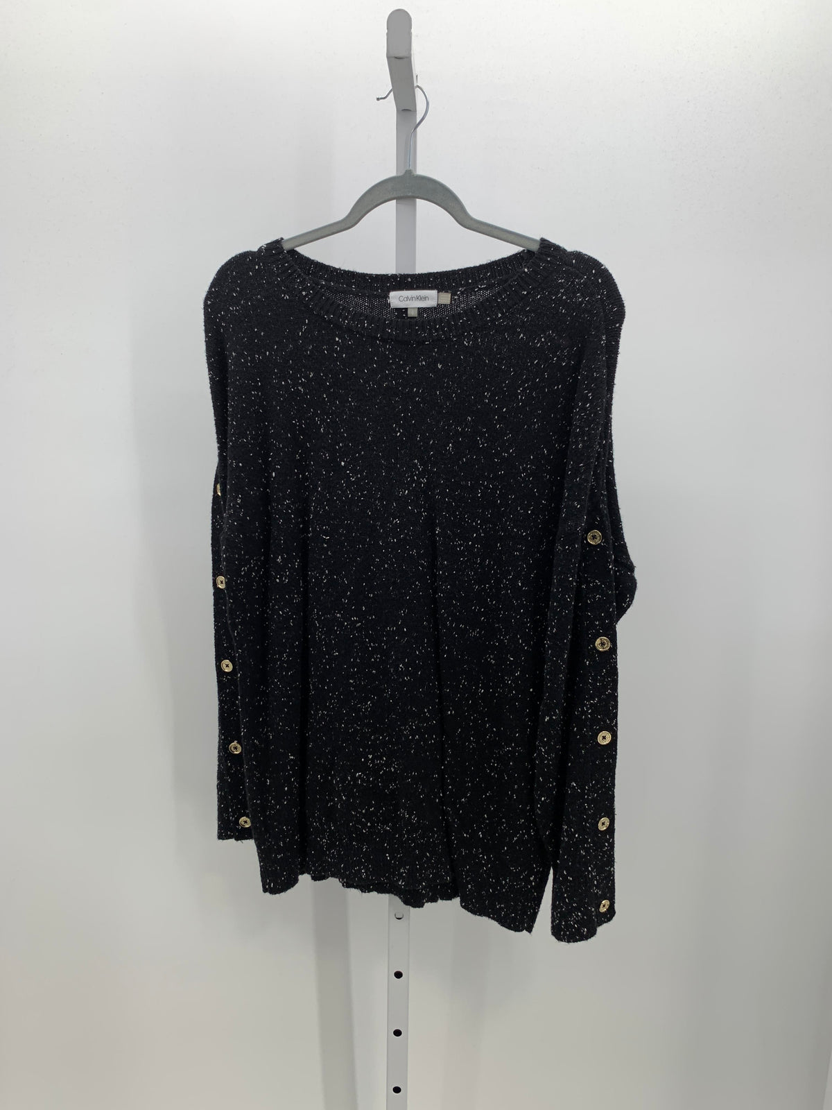 Calvin Klein Size Large Misses Long Slv Sweater
