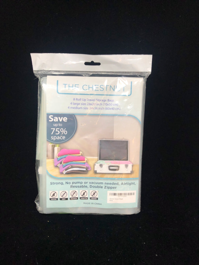 NIP 8 ROLL UP STORAGE BAGS.