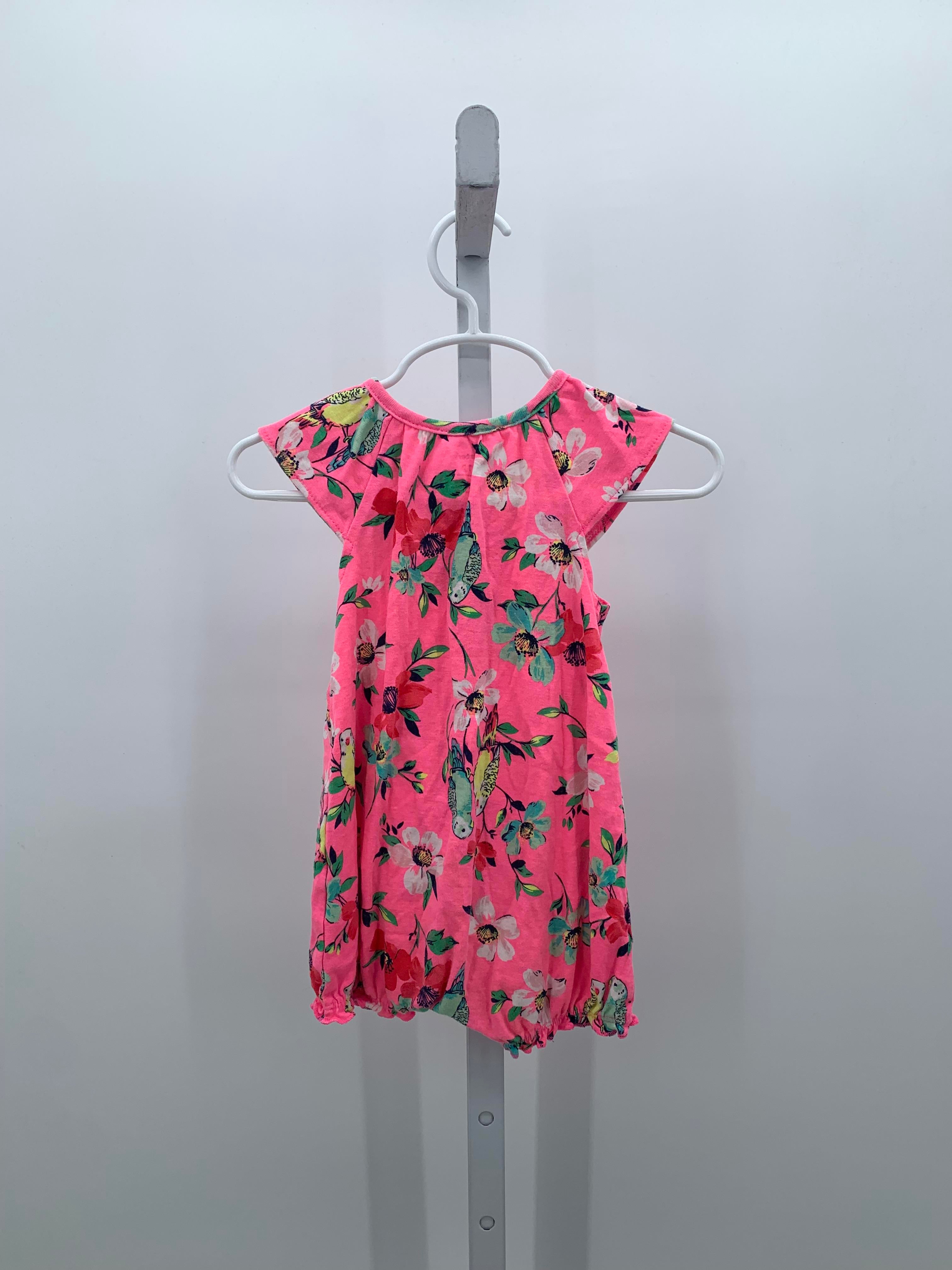 Carters Size 12 Months Girls Short Slv. Romper