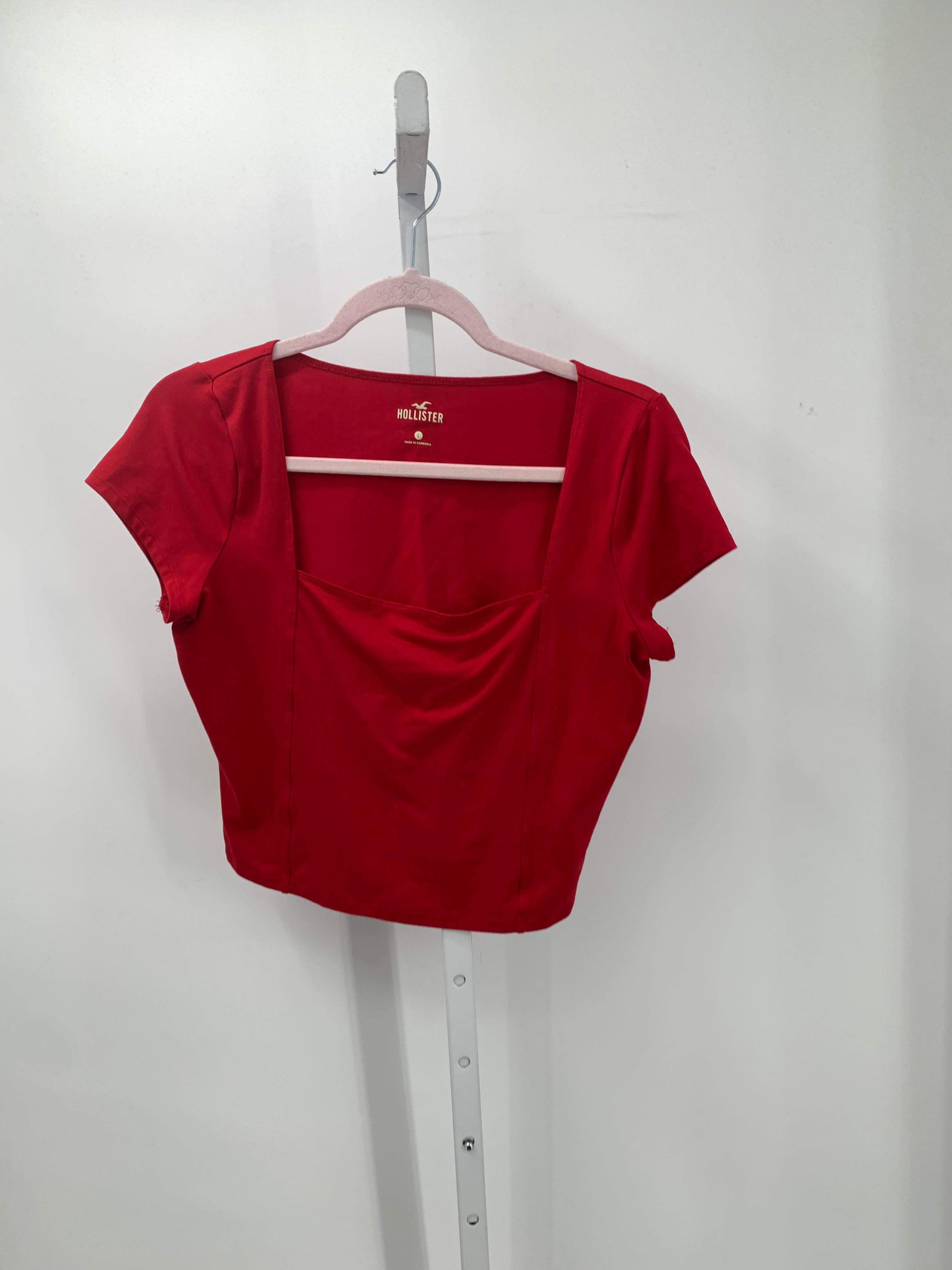 Hollister Size Large Juniors Short Sleeve Shirt