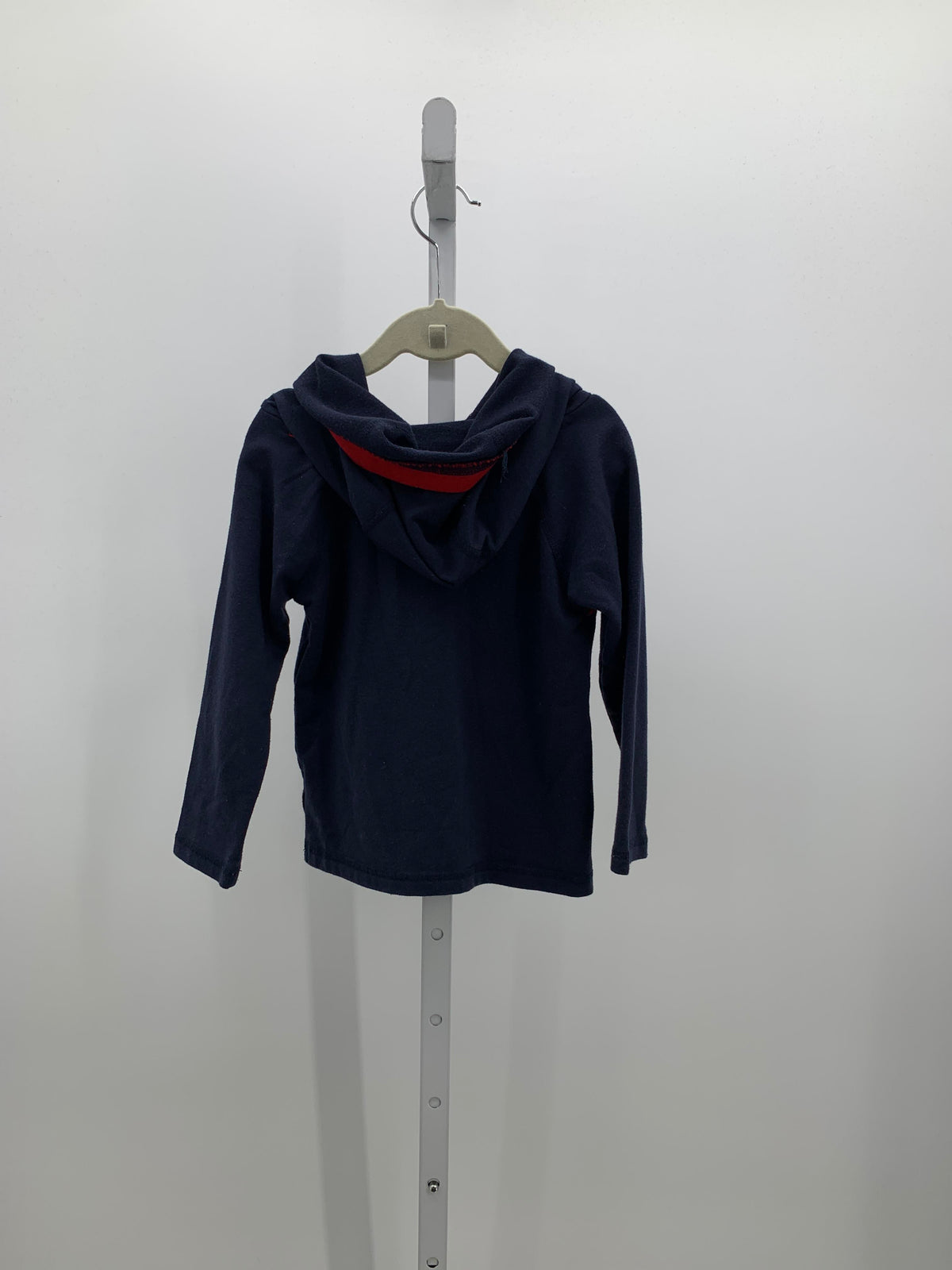 RED HOODED KNIT