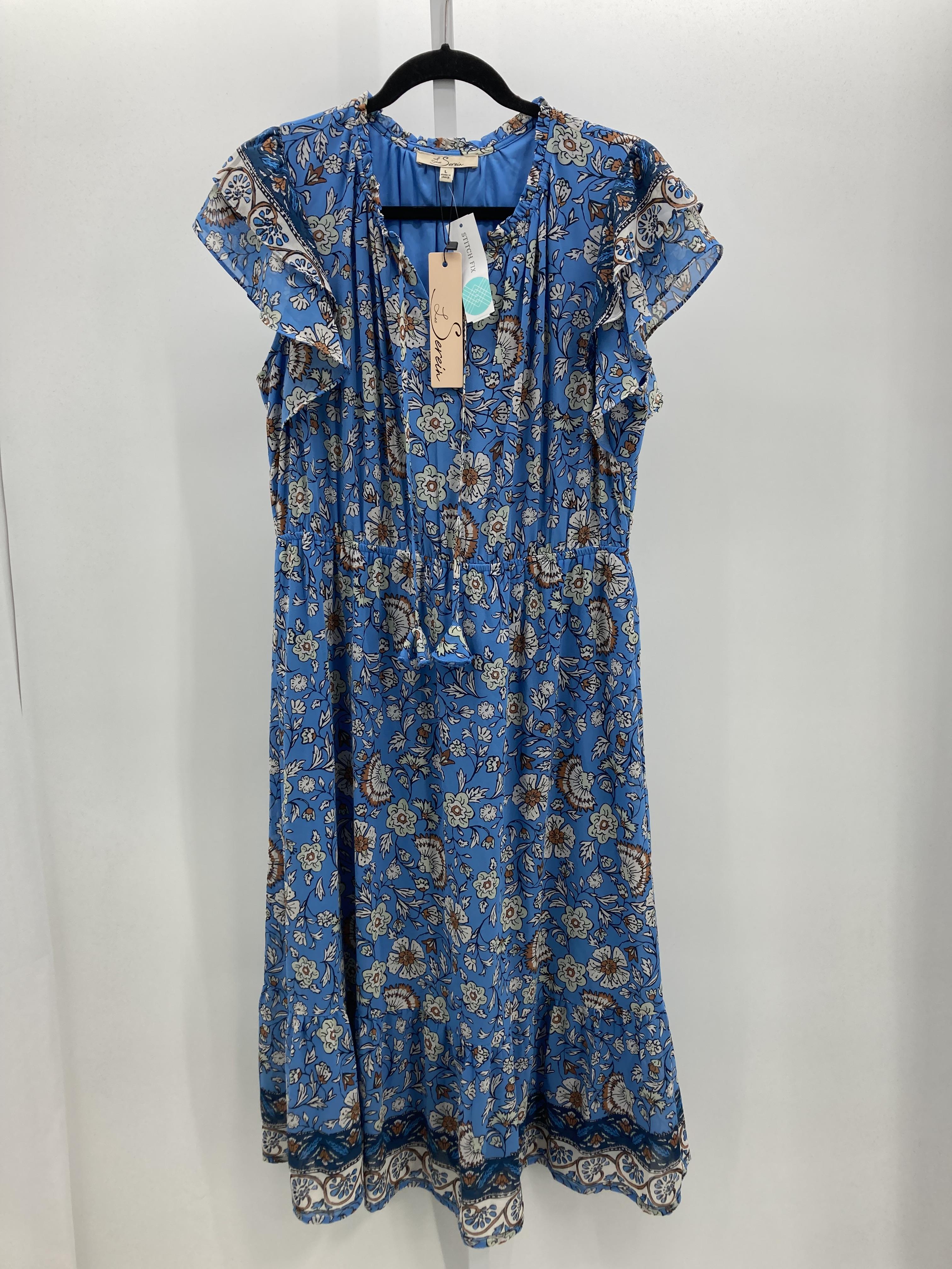Size Large Misses Short Sleeve Dress