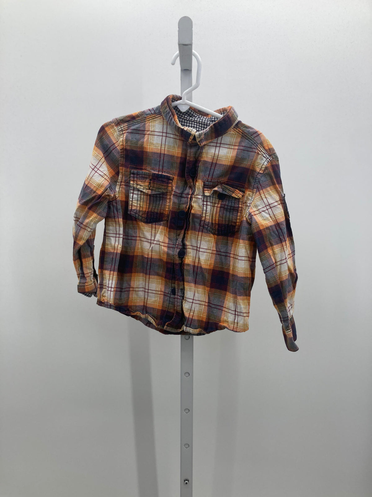 YELLOW ORANGE PLAID