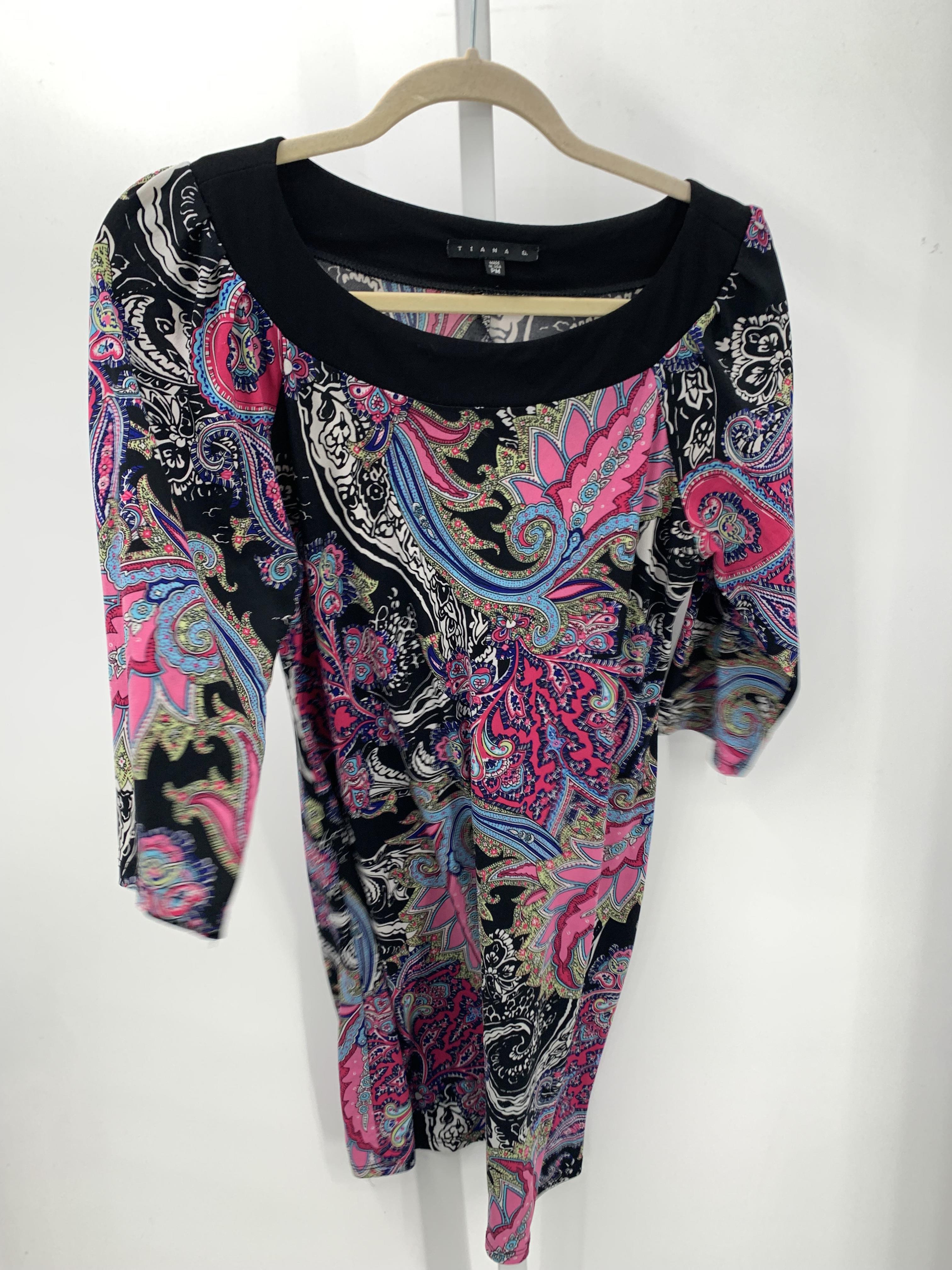 Tiana B. Size Medium Petite Petite Long Sleeve Dress